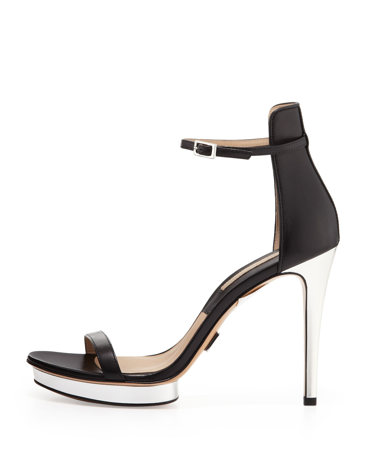 Michael Kors Doris Thin-Strap Sandal in Black | Lyst