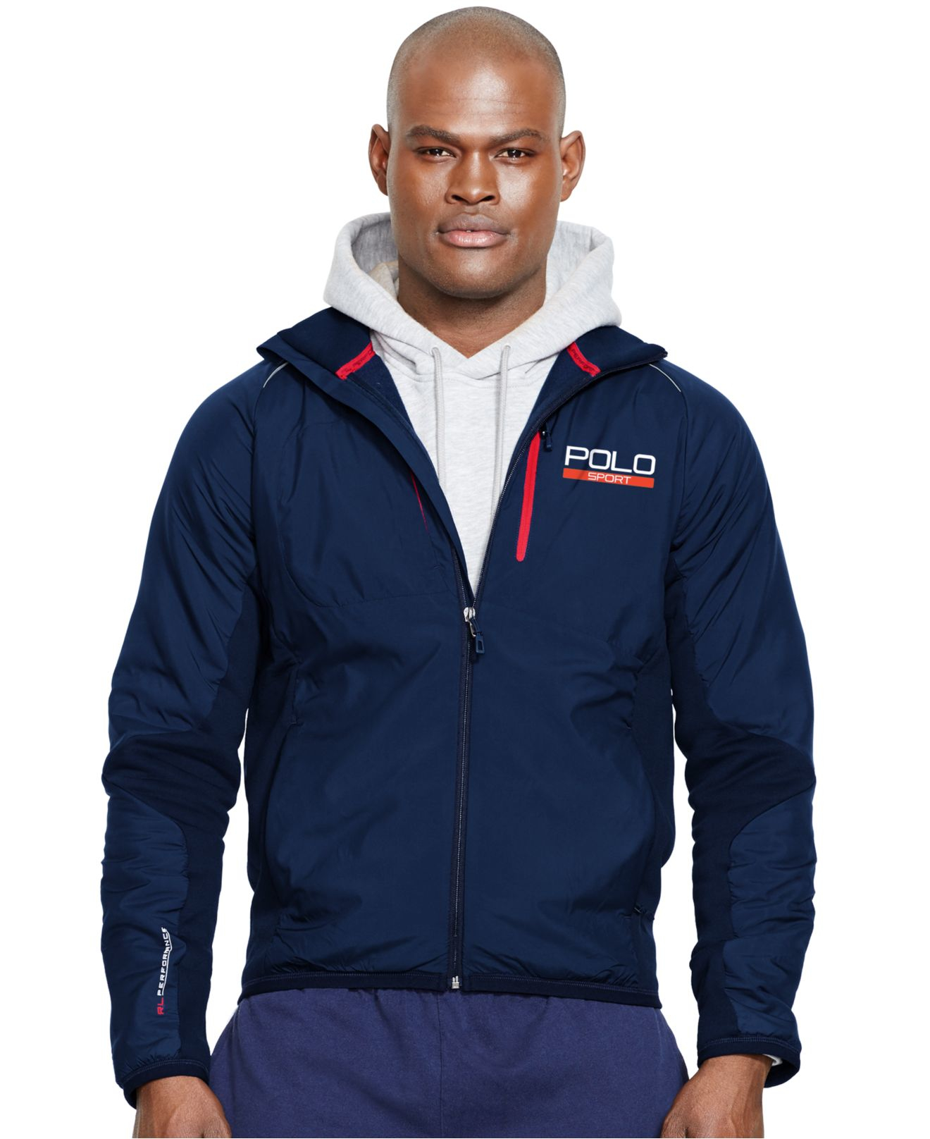  Polo  Ralph  Lauren  Fleece Polo  Sport  Hybrid Tech Jacket in 