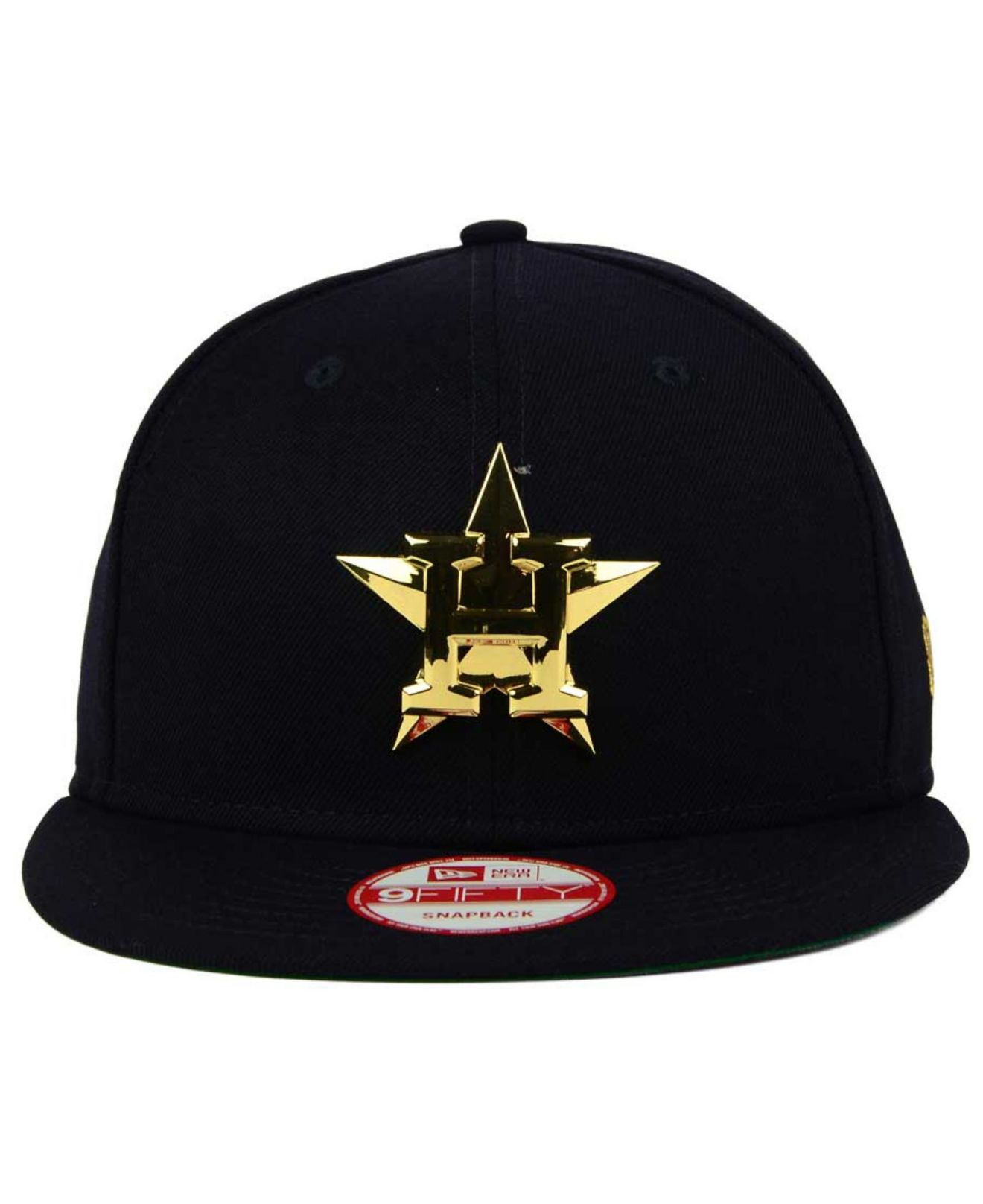 KTZ Houston Astros League O'gold 9fifty Snapback Cap in Blue for