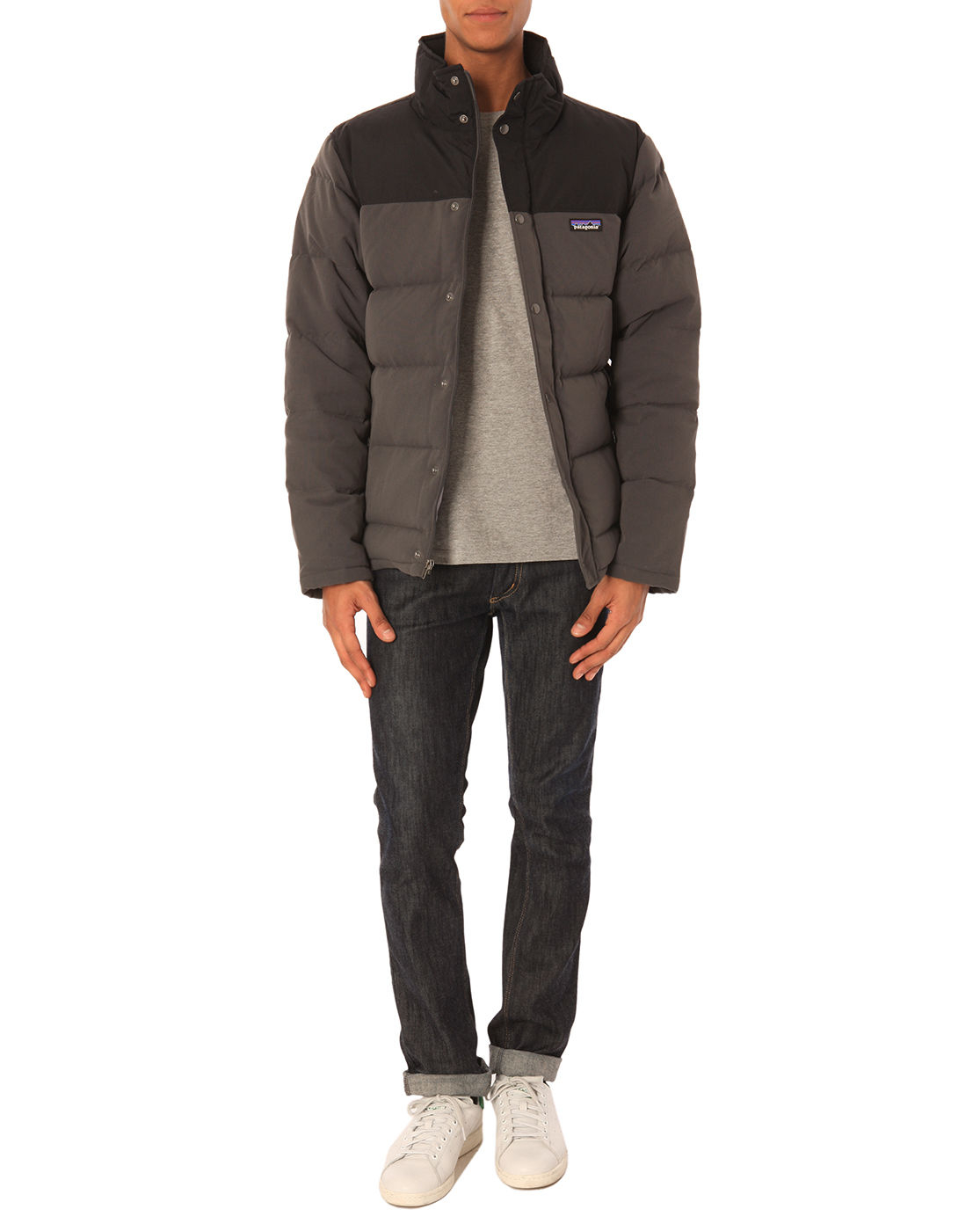 Patagonia Two Tone Grey Retro Down Jacket in Gray for Men (grey) Lyst