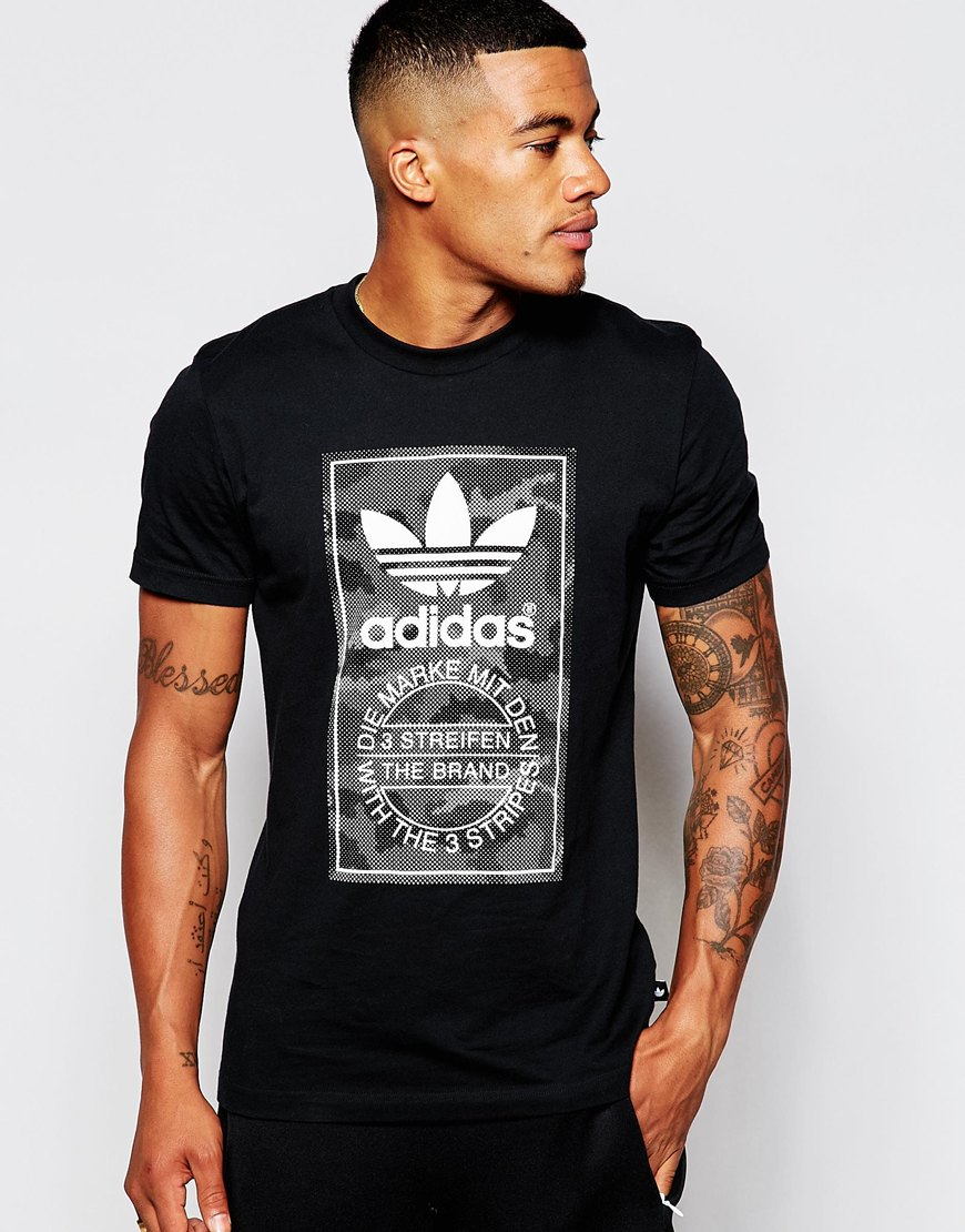 Adidas Originals Black And White T Shirt - Best New T Shirt