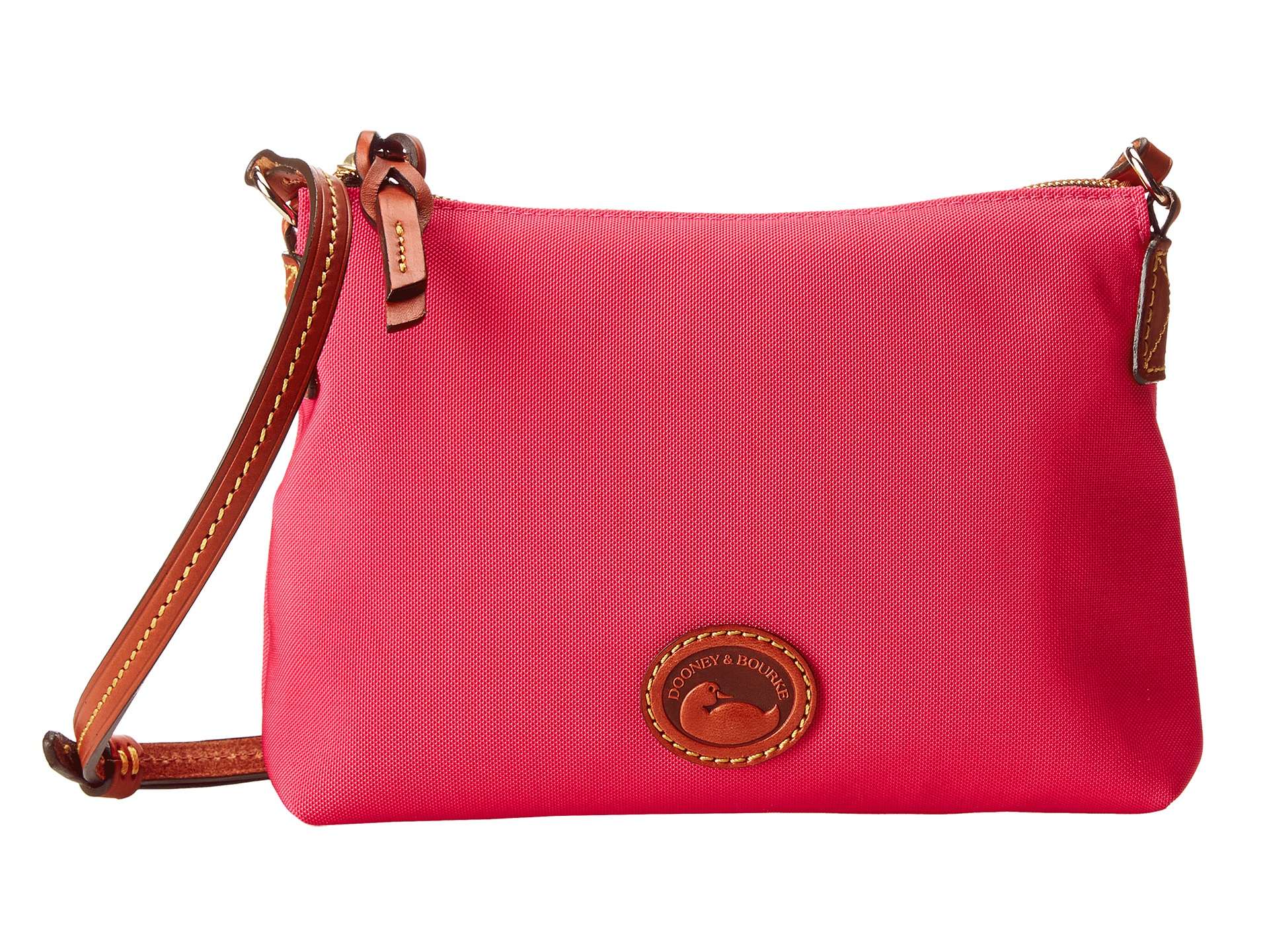 Dooney & bourke "in" Nylon New Slgs Styles Crossbody Pouchette in Pink