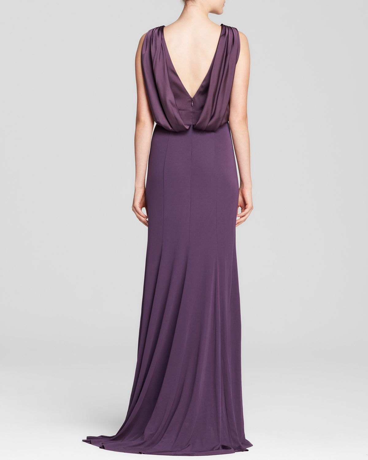 vera wang purple dress