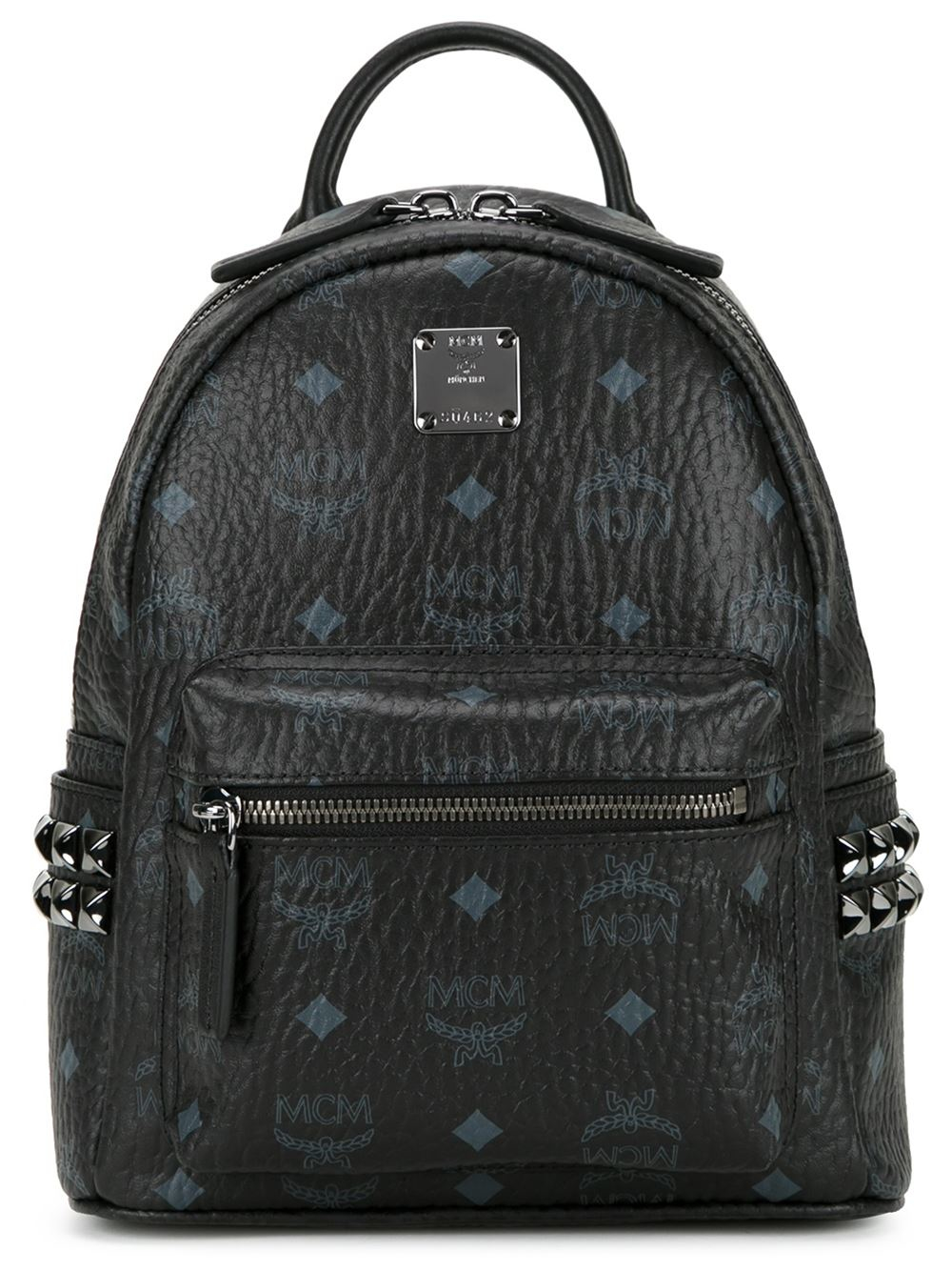 mcm bag blue and black