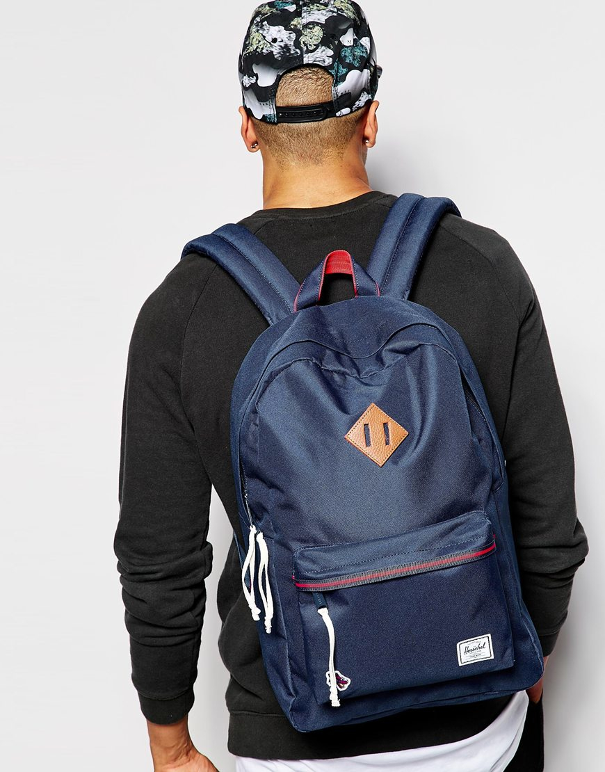 herschel heritage backpack navy