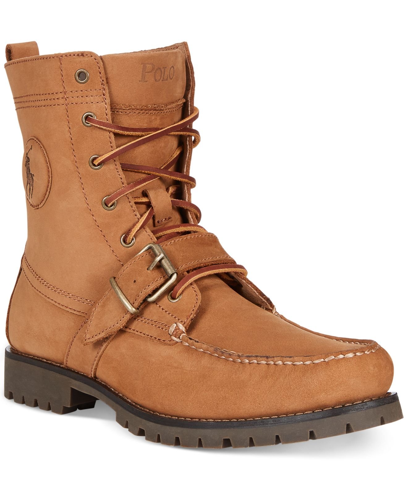 polo ranger boots tan suede online -