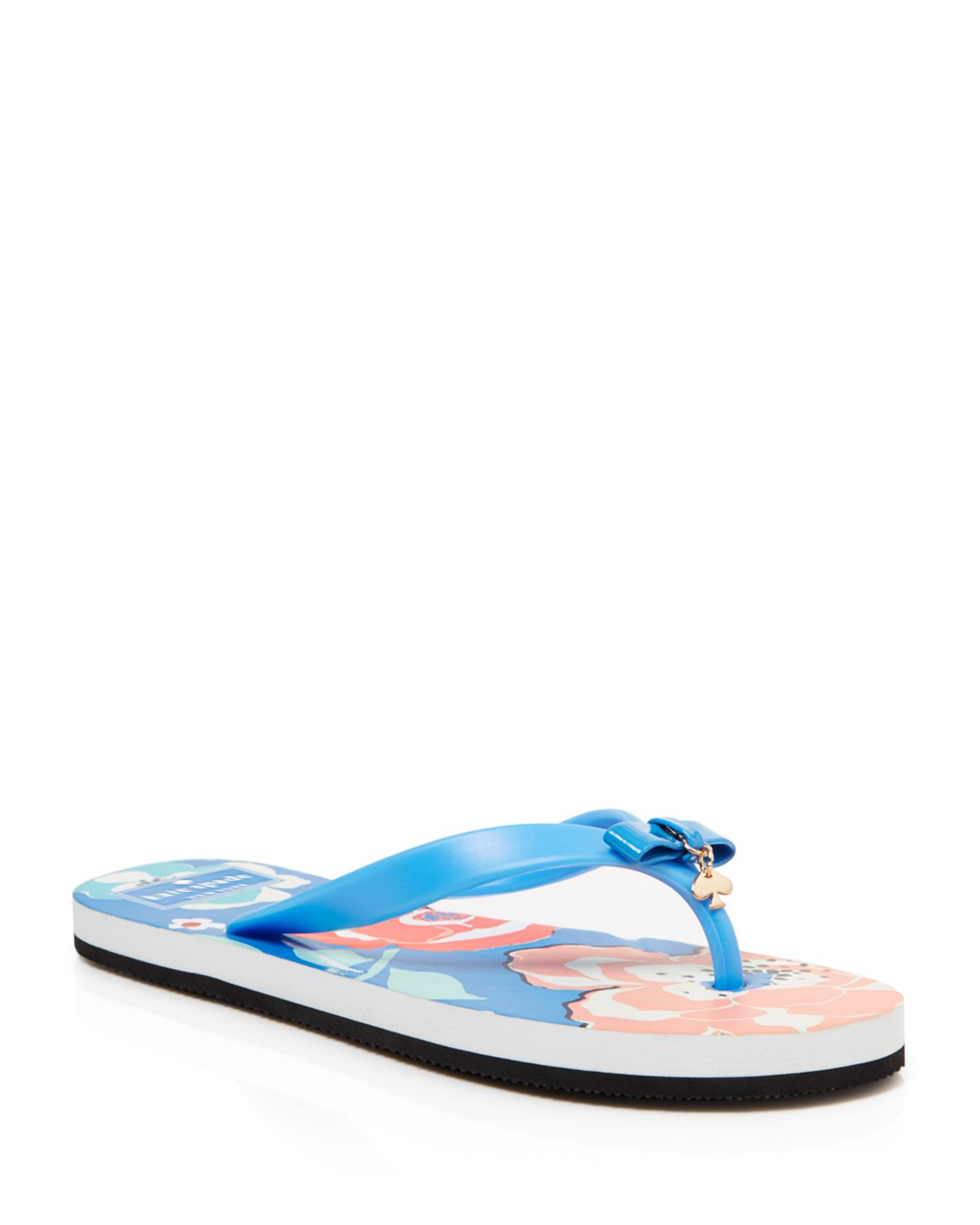 kate spade blue flip flops