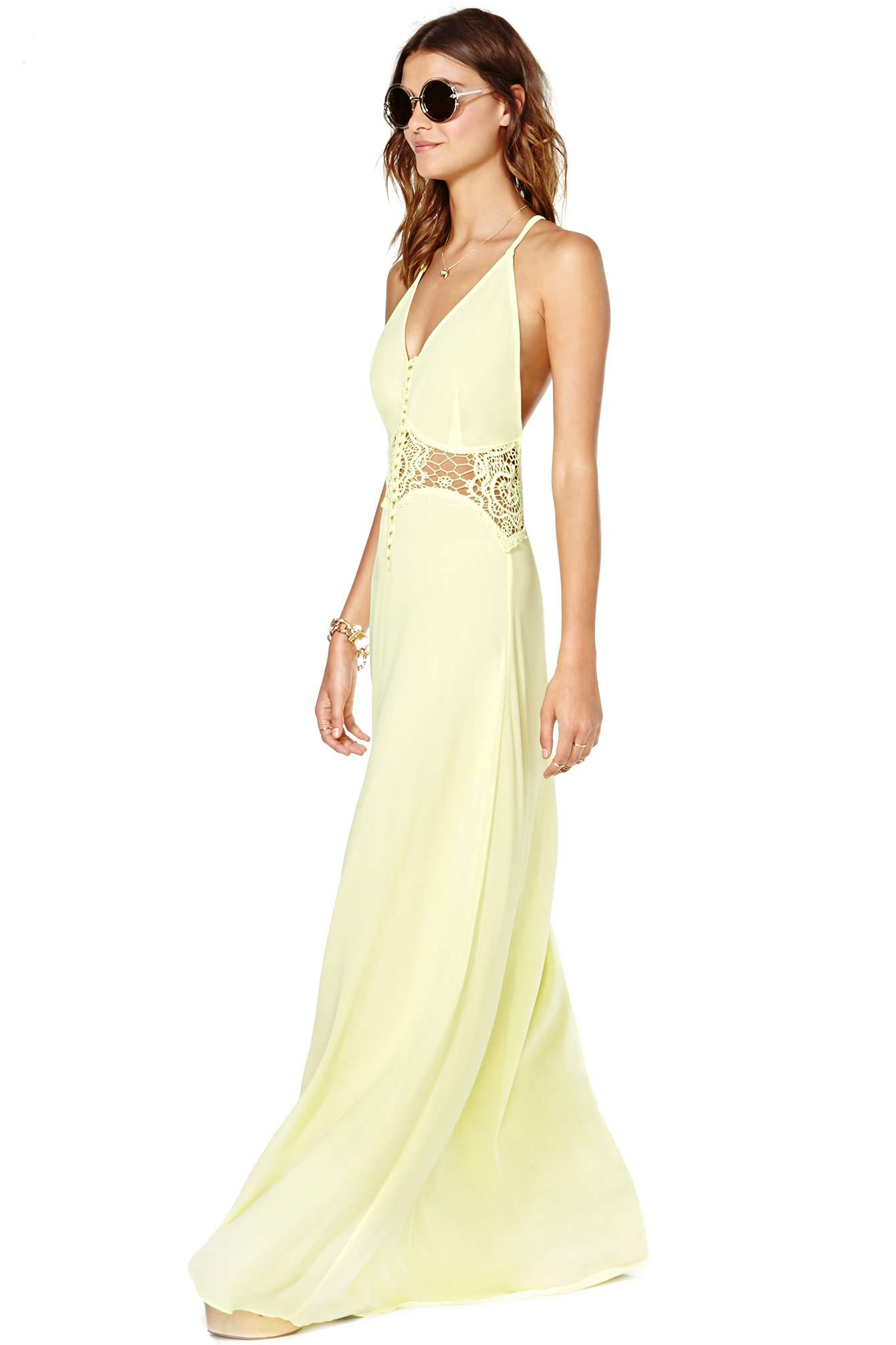 yellow jarlo dress