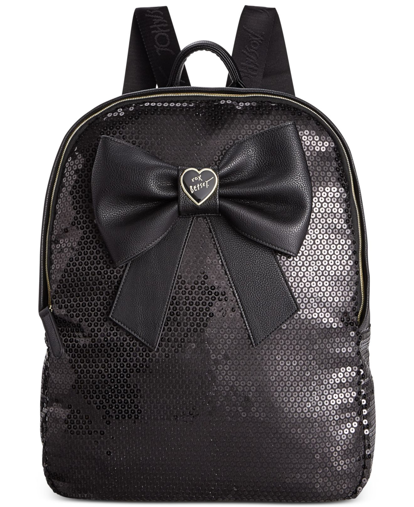 betsey johnson bow backpack