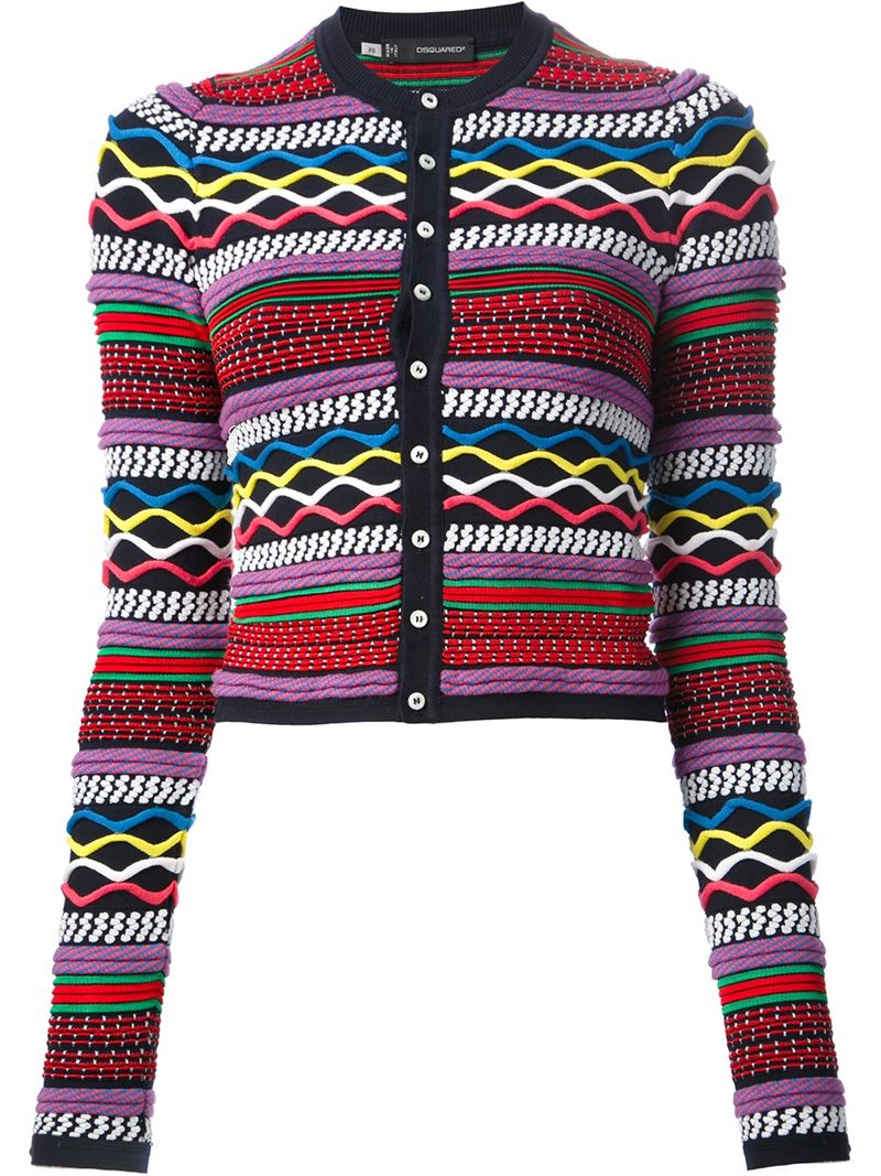 Multi color sweater knitting pattern