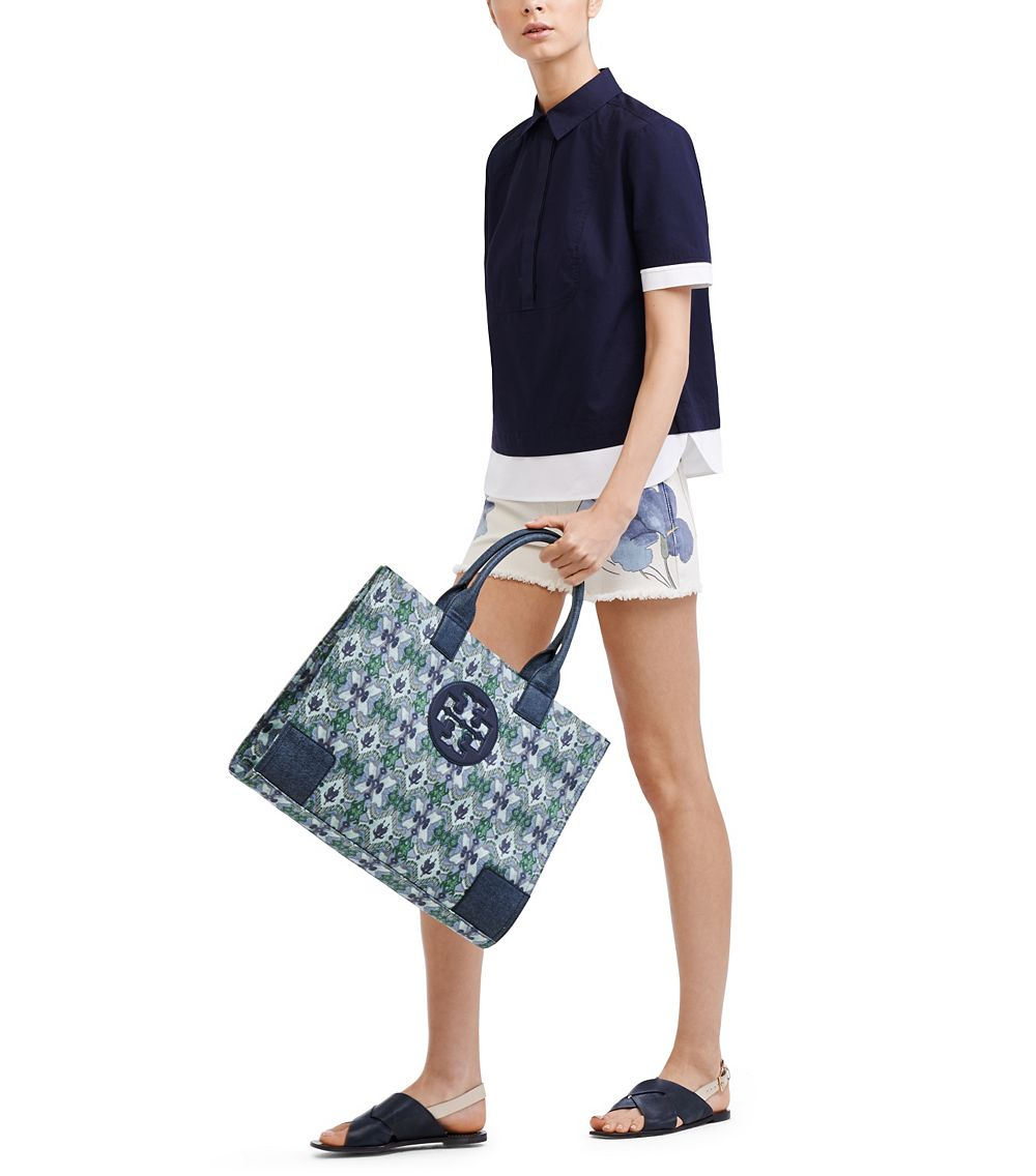 ella printed tote
