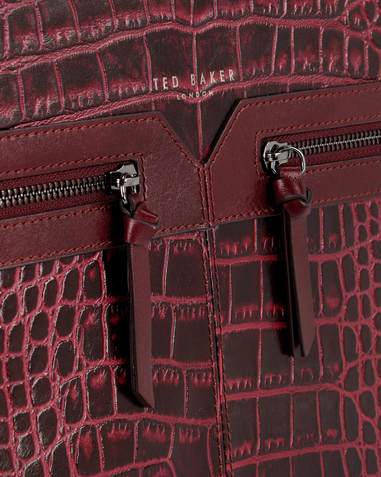 Ted Baker Leather Laptop Bag in Oxblood (Red) for Men Lyst