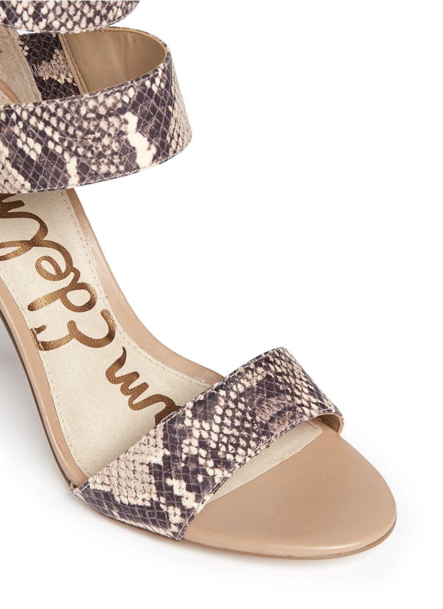 sam edelman snake sandals