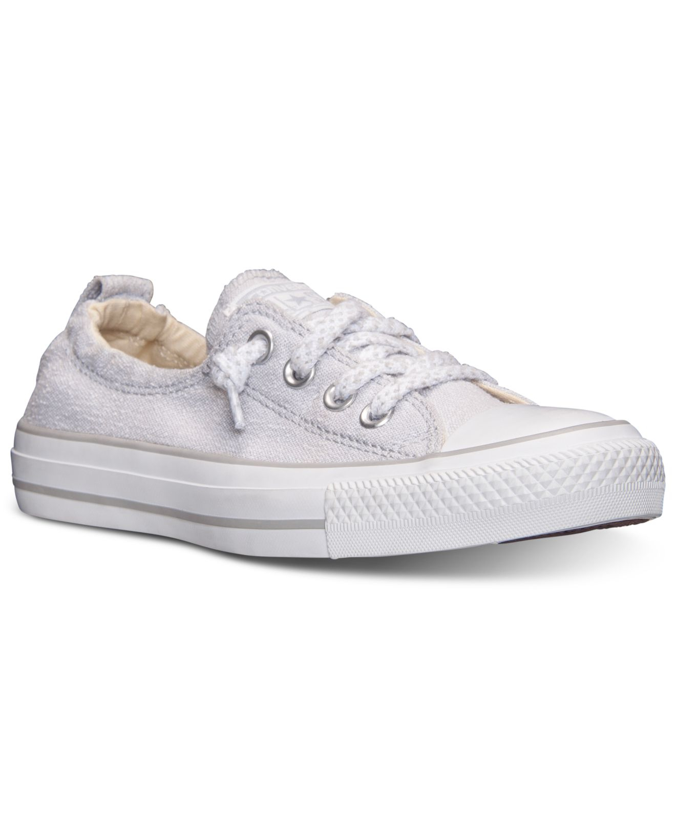 Converse Women'S Chuck Taylor Shoreline Slub Linen Casual Sneakers From  Finish Line in Natural | Lyst