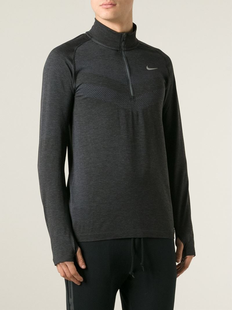 Nike Running Sweater in Grey (Gray) for Men - Lyst