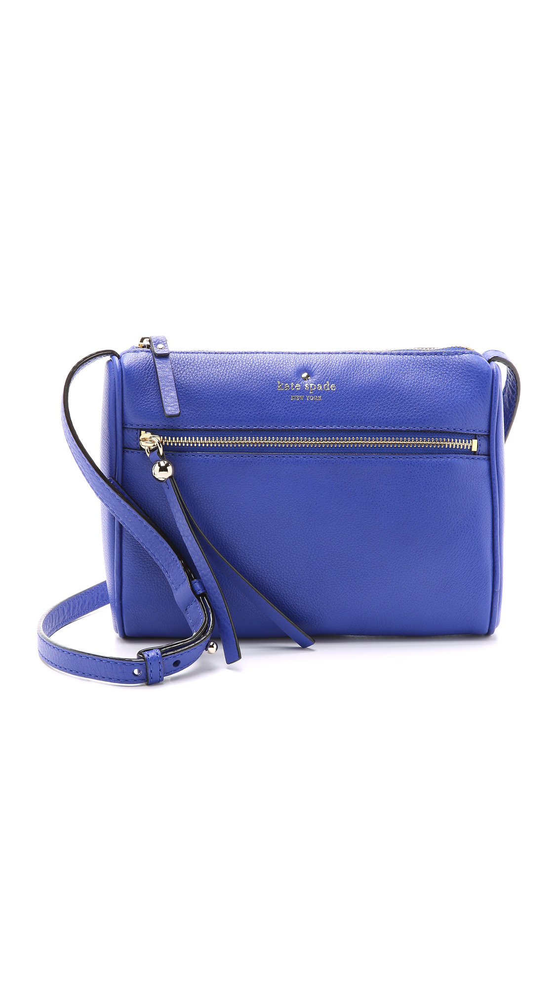 bright blue crossbody bag