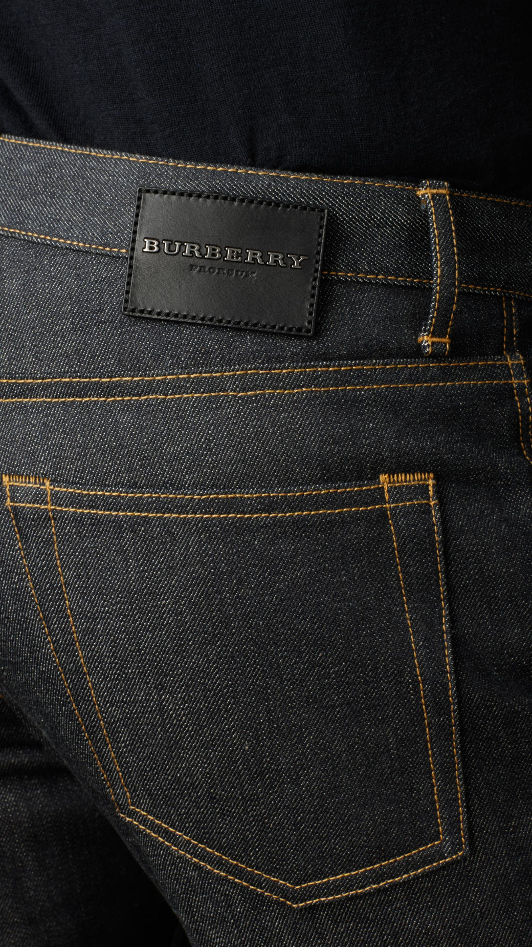 Lyst - Burberry Skinny Fit Selvedge Denim Jeans in Blue for Men
