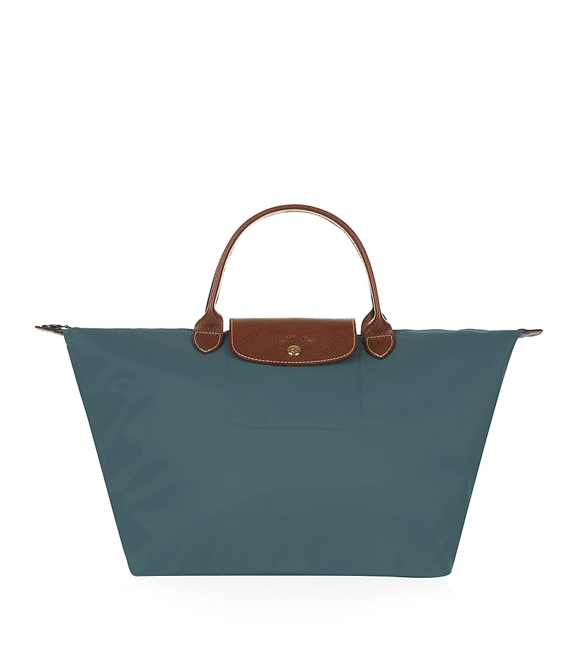 Longchamp Le Pliage Medium Handbag in Green (Mint) | Lyst