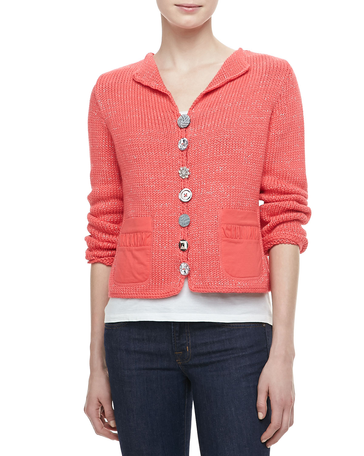 pure handknit cardigan