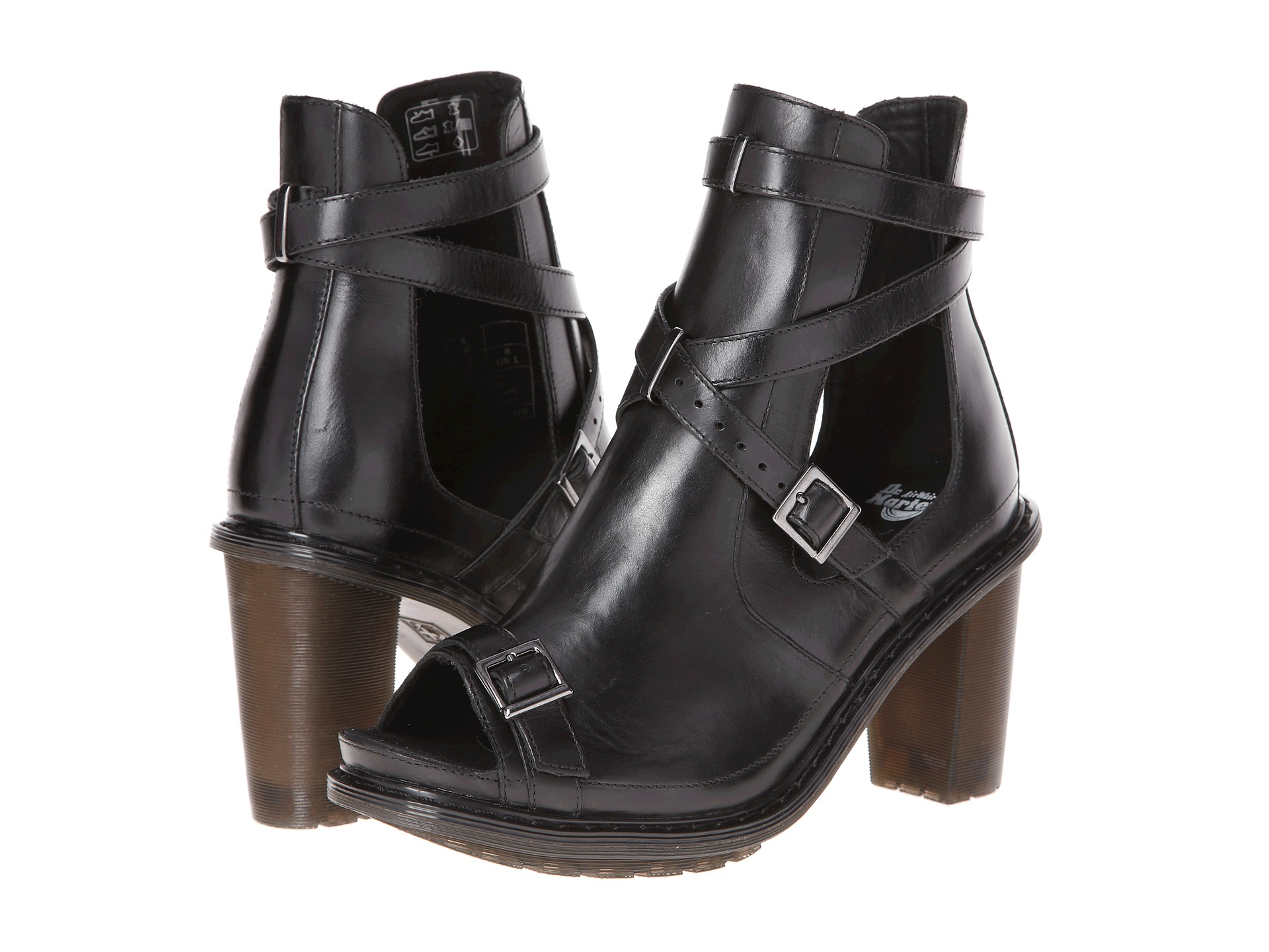 Lyst Dr. Martens Candice Bondage Ankle Boot in Black