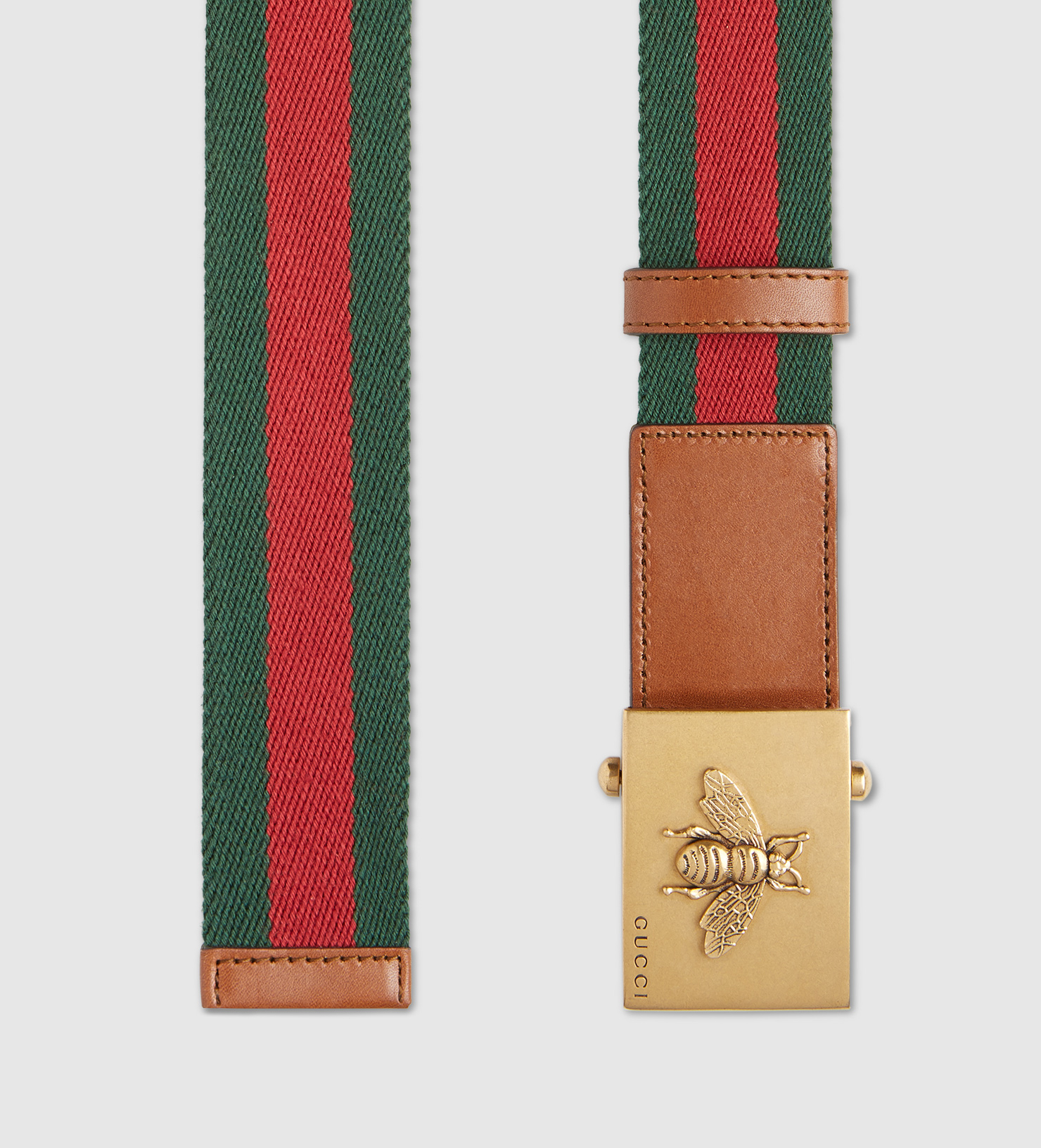 Gucci Canvas Web Belt With Bee Buckle | Lyst