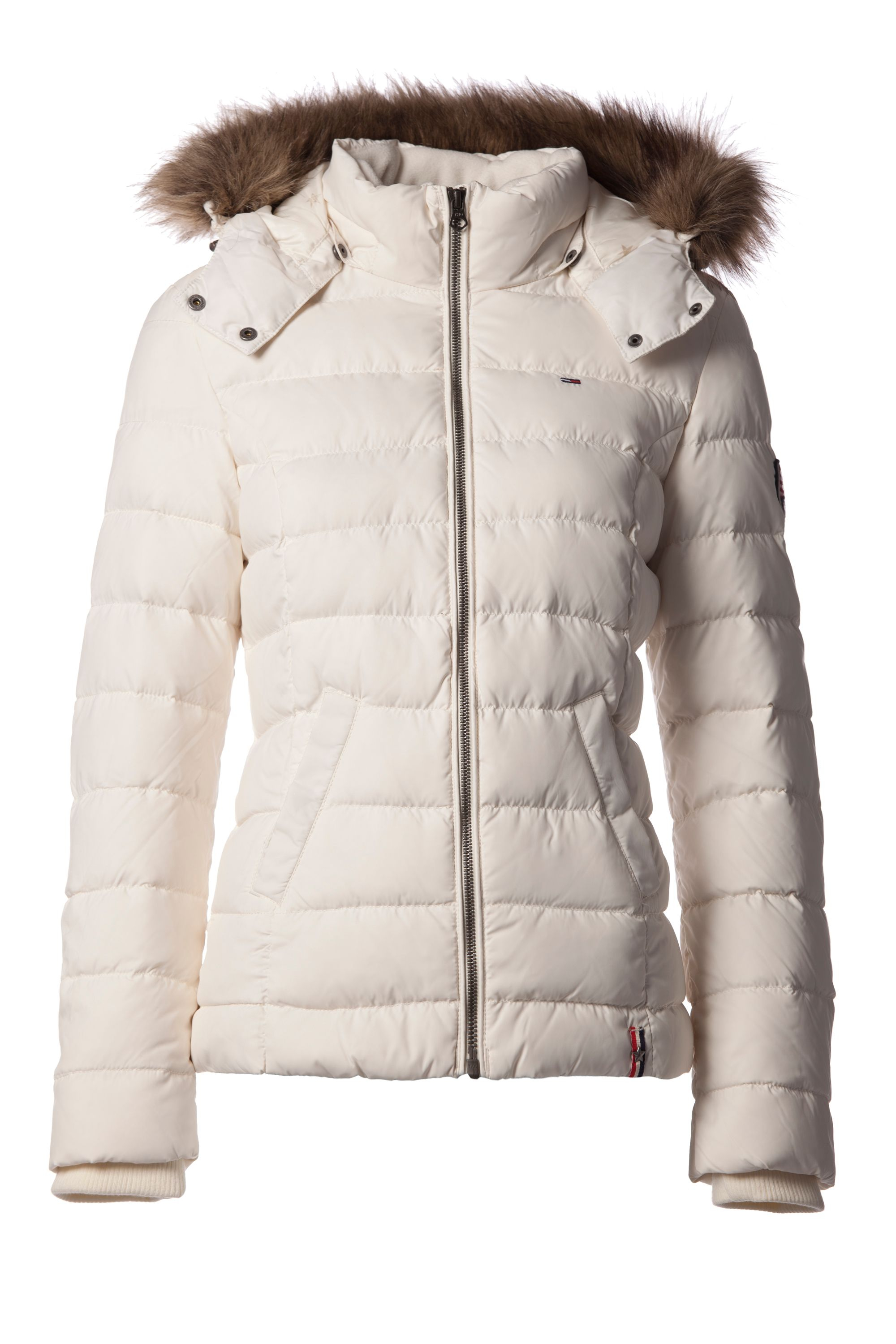 hilfiger martina bomber jacket in white lyst hilfiger martina bomber jacket in white lyst