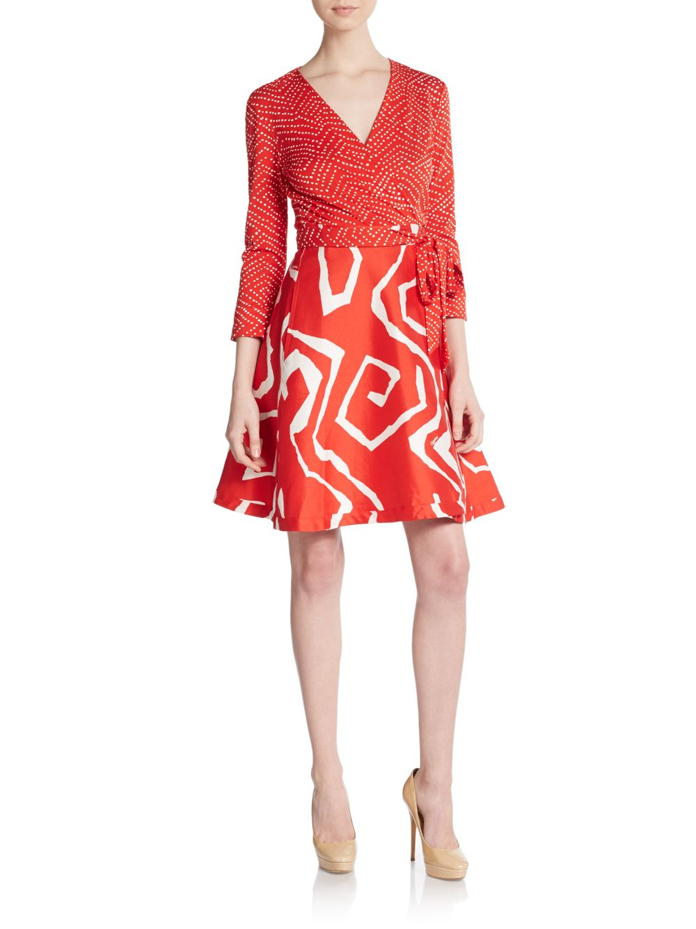 dvf amelia dress