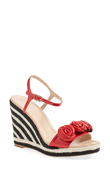 kate spade espadrille wedge