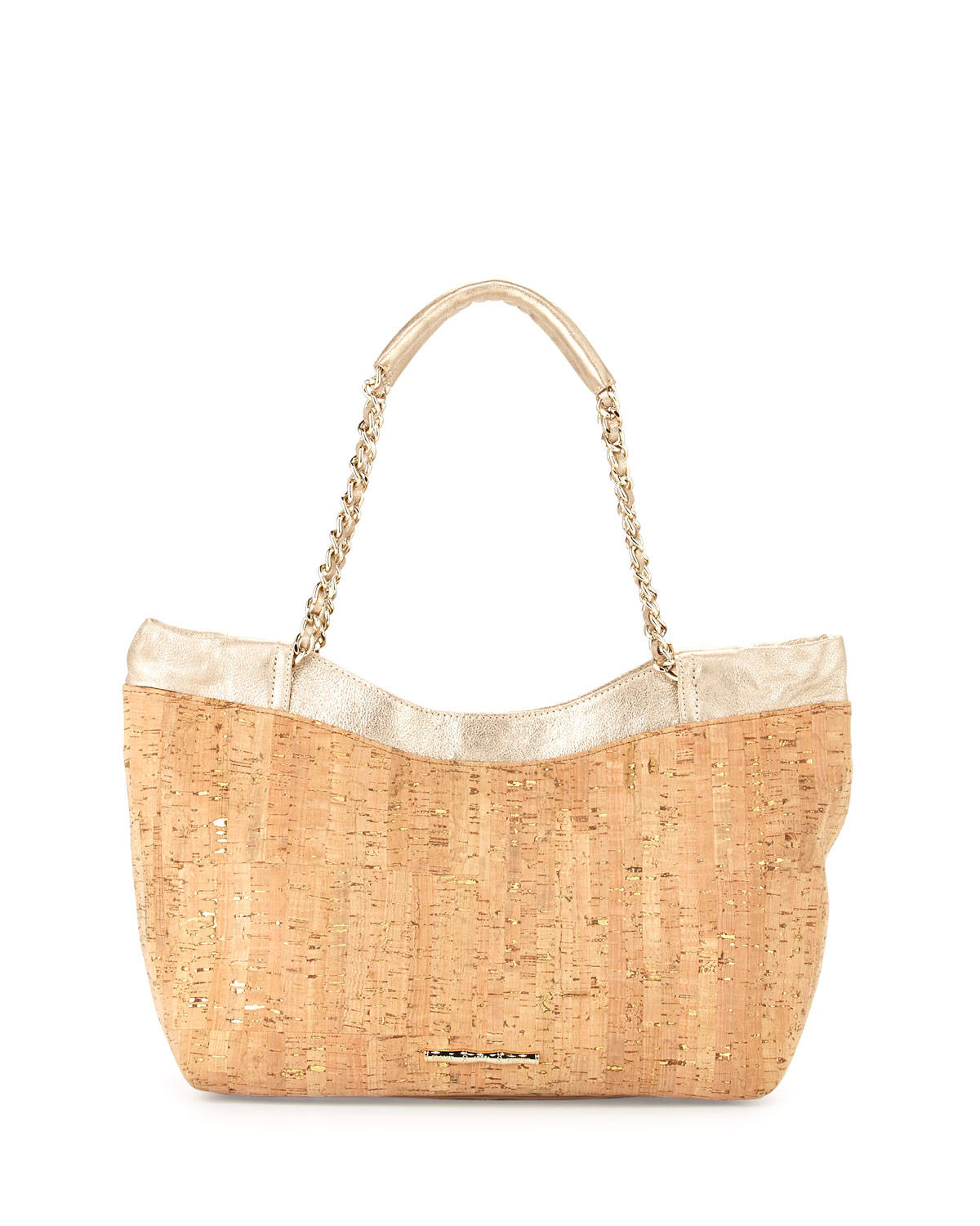 Elaine Turner Tamara Cork Shoulder Bag Gold In Brown Lyst Elaine Turner Tamara Cork Shoulder Bag