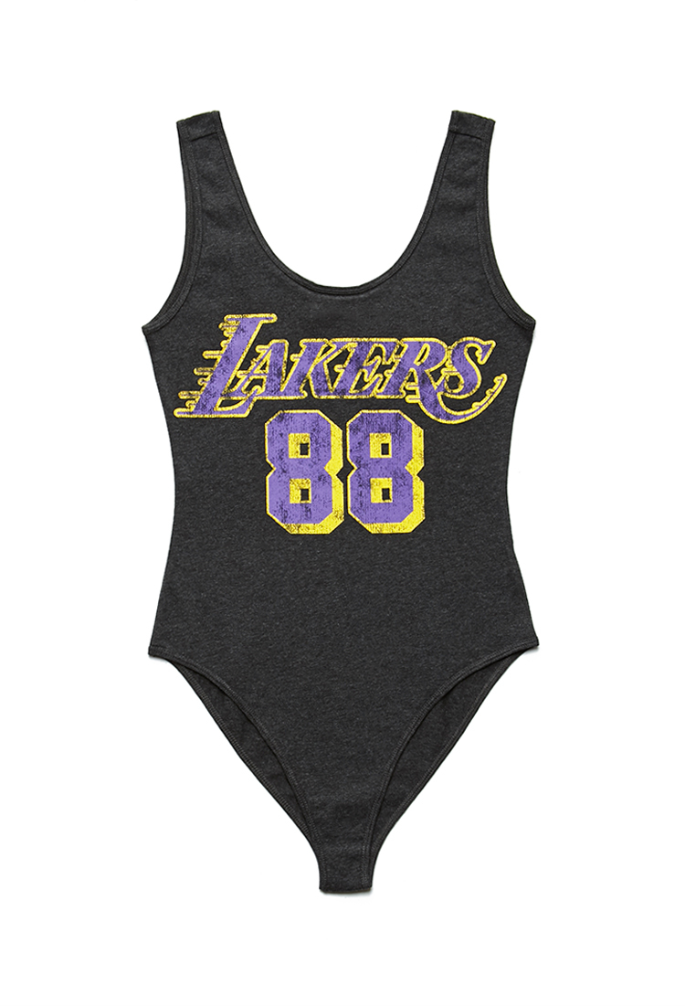 womens lakers bodysuit