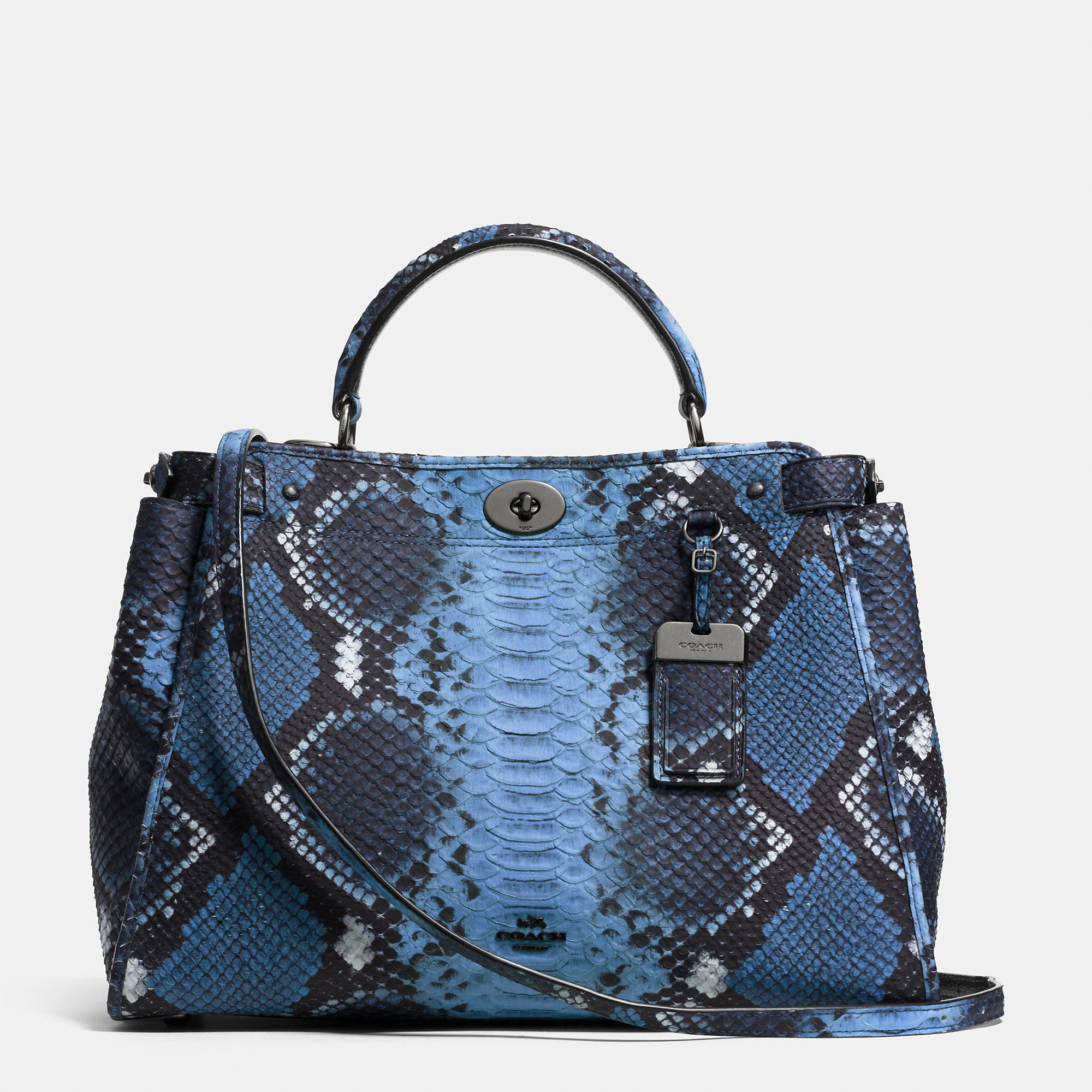 coach snakeskin purse