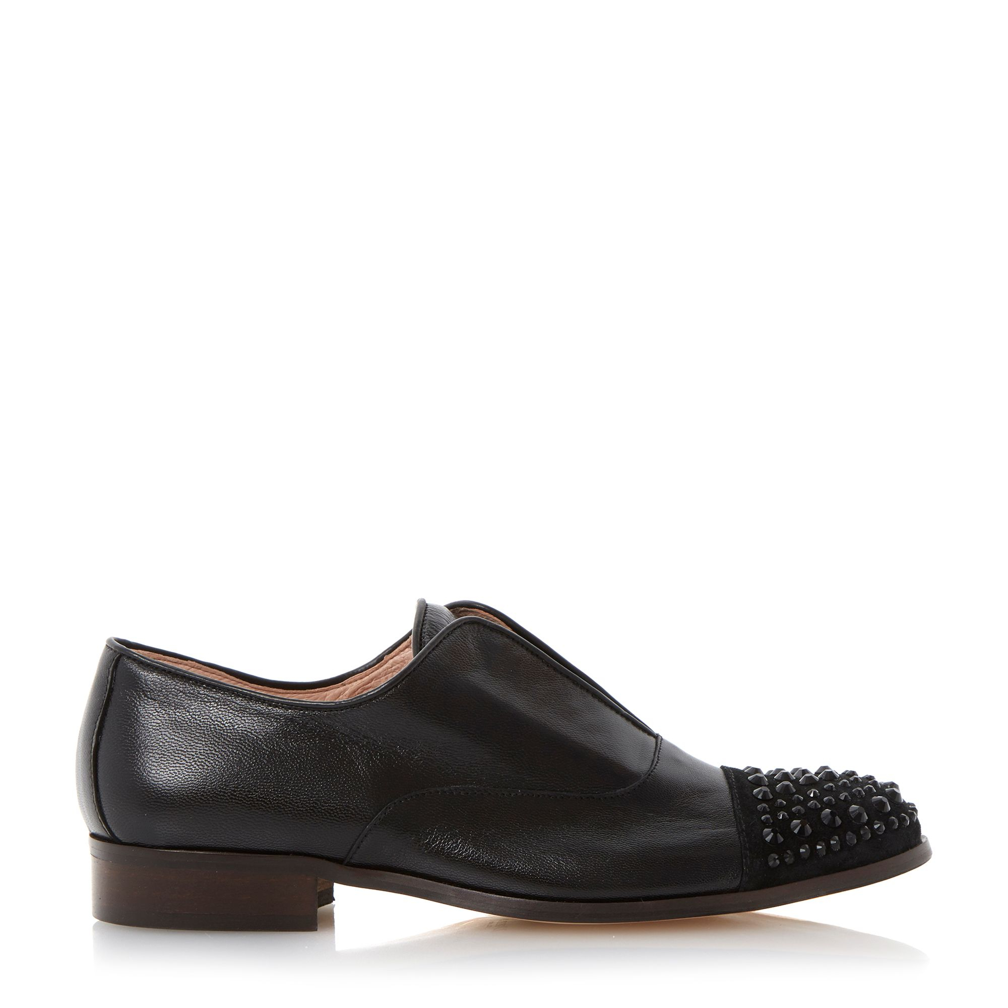 loafer shoes dune black harri leather toe loafer shoes in black loafer shoes dune black harri leather toe loafer shoes in black