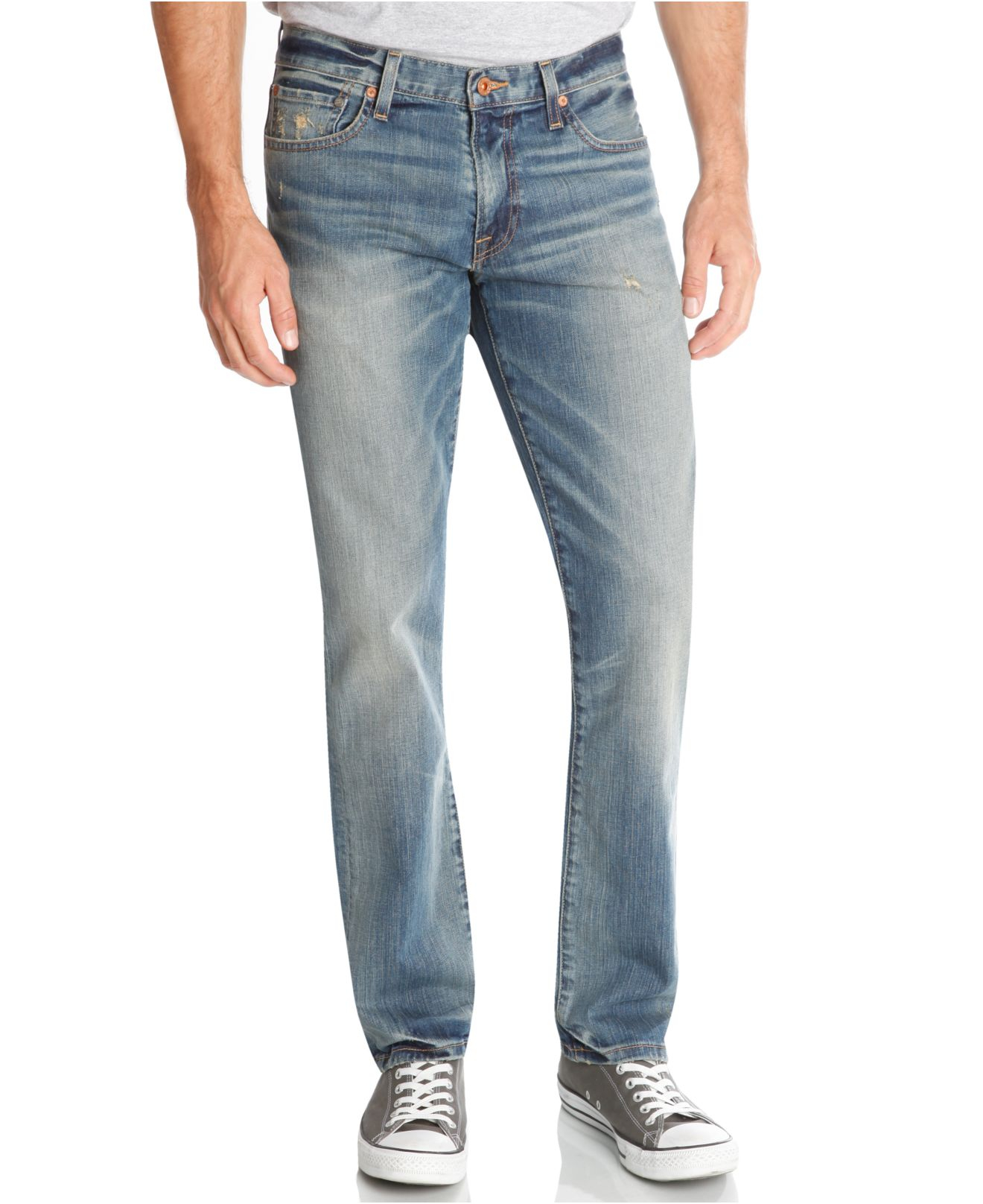 Lucky brand Jeans 221 Original Straight Jeans in Blue for Men | Lyst