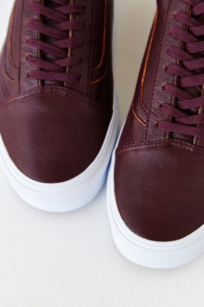 vans old skool maroon