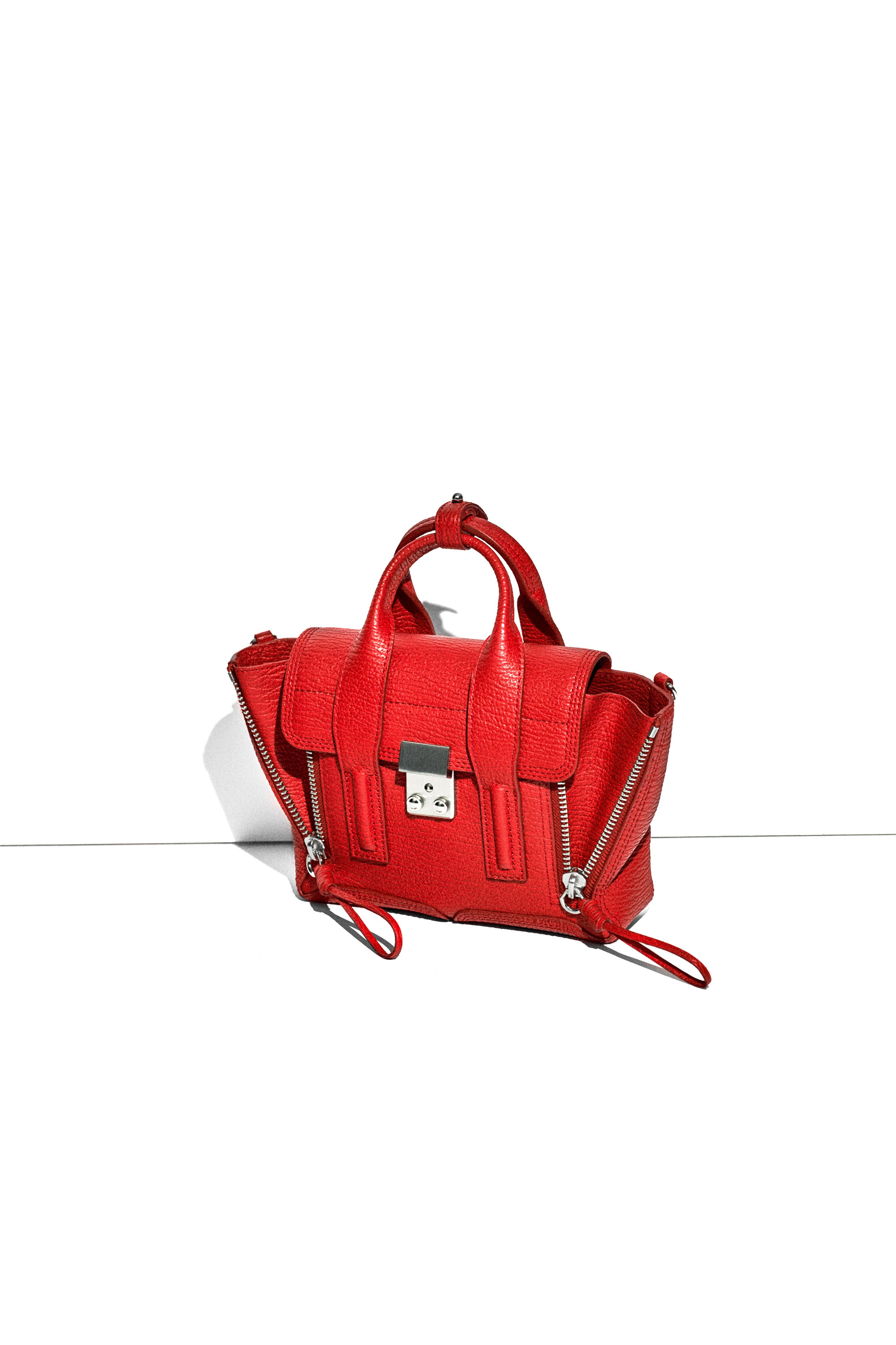 3 1 phillip lim pashli mini satchel in nickel lyst 3 1 phillip lim pashli mini satchel in nickel lyst