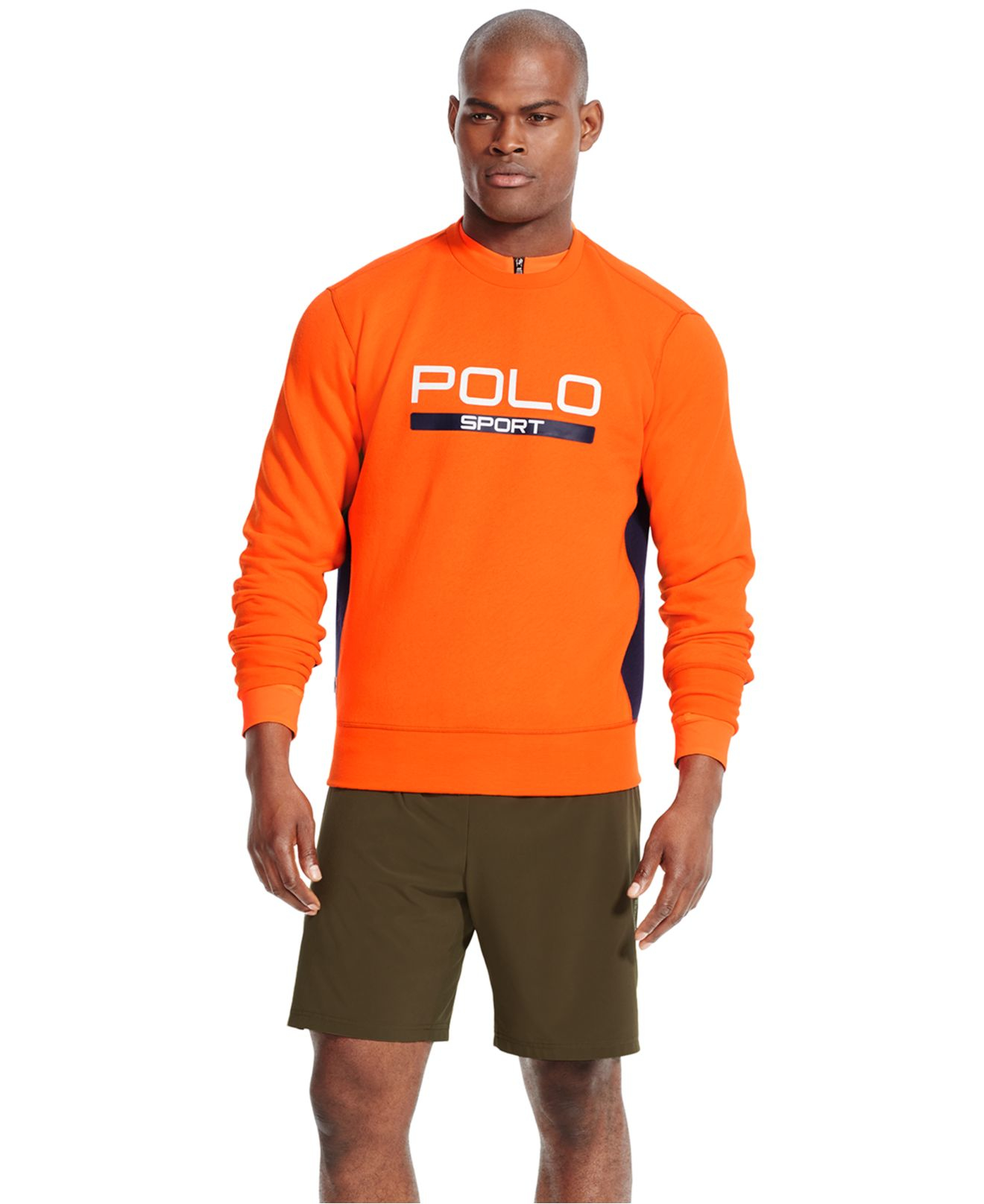 polo men's crew neck sweatshirt