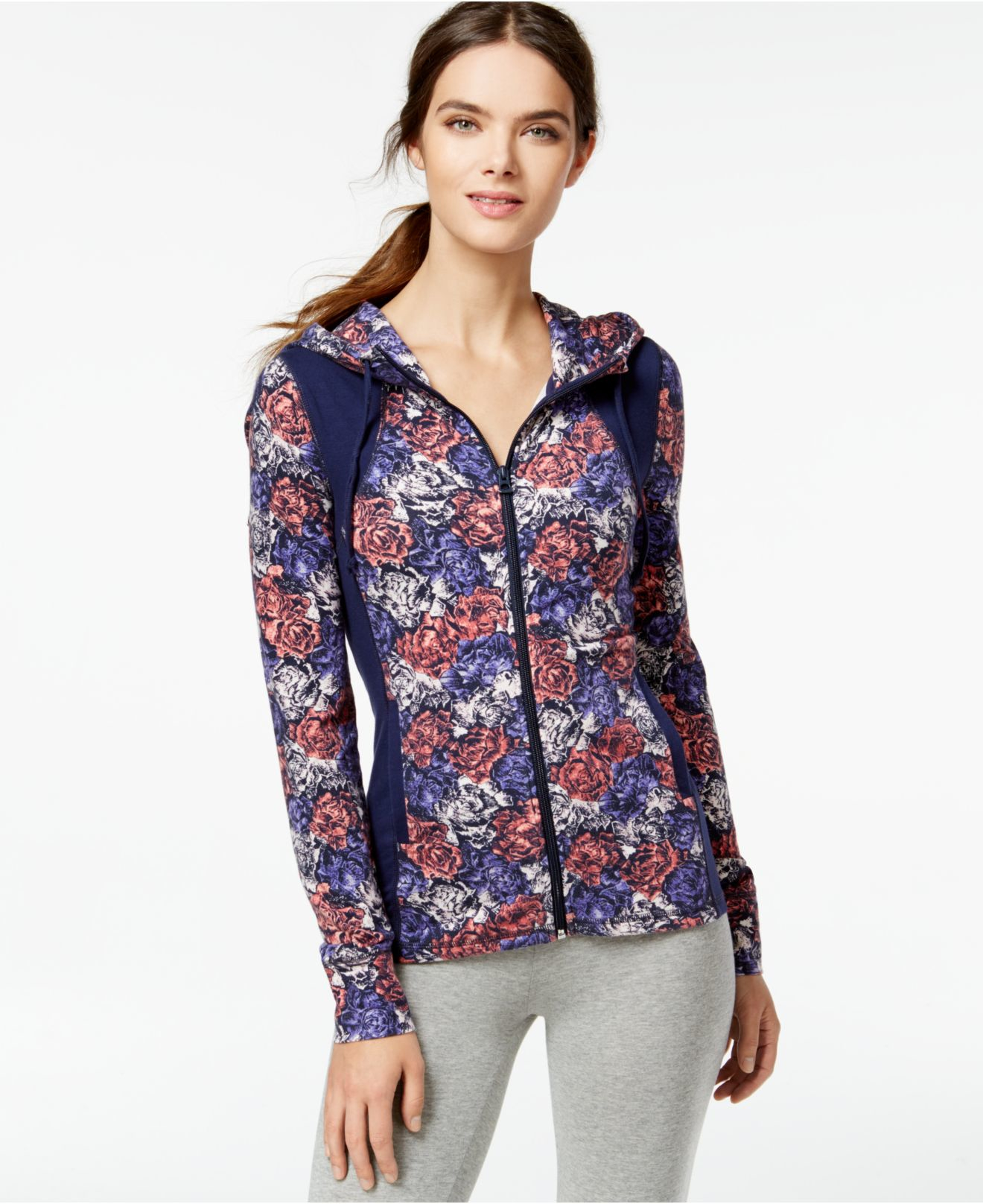 Lucky brand floral hoodie clearance