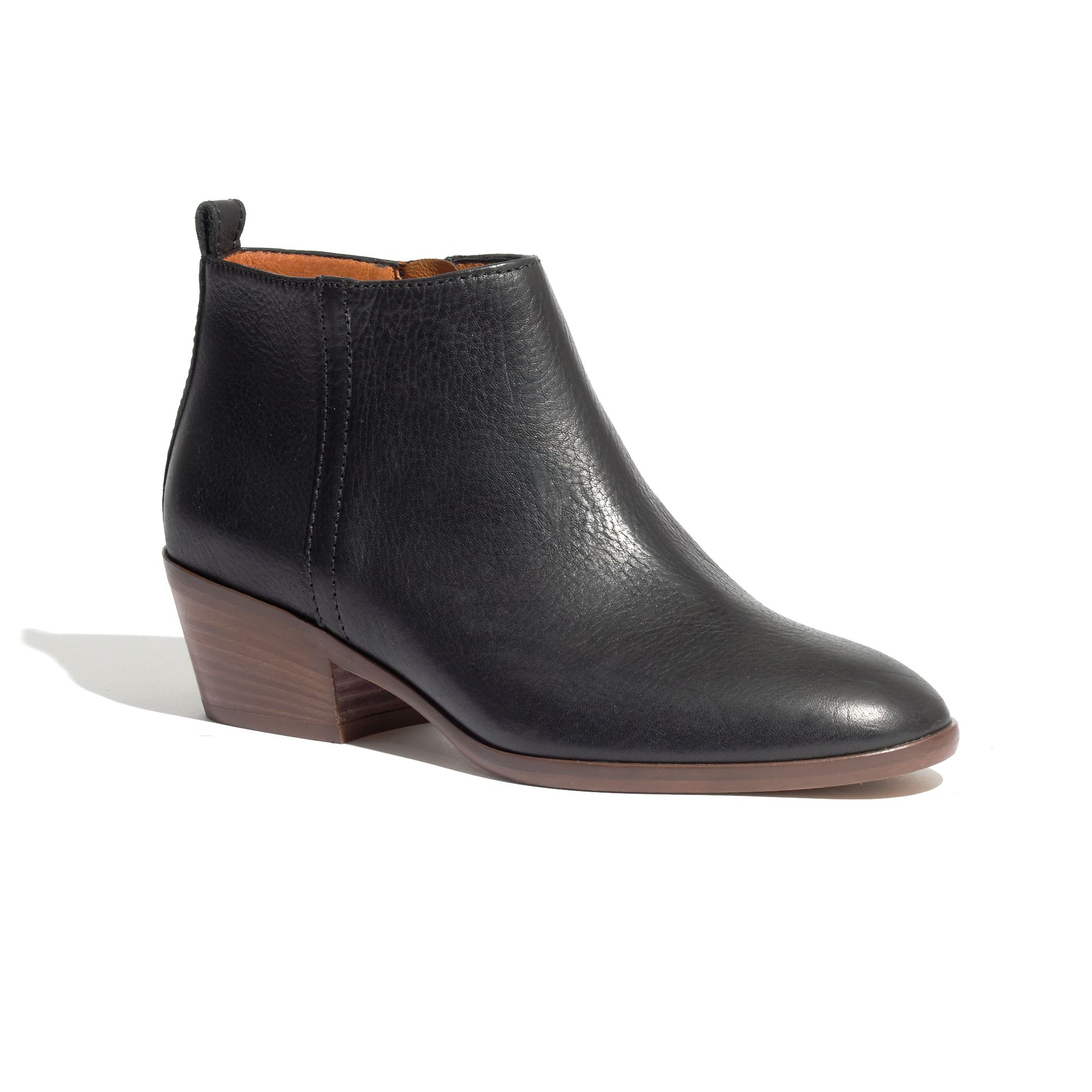 Madewell The Charley Boot in Leather in 