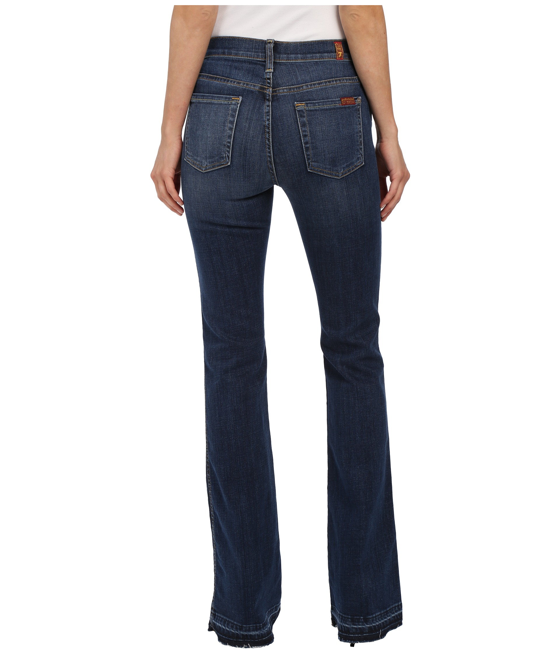 7 for all mankind high waist vintage bootcut