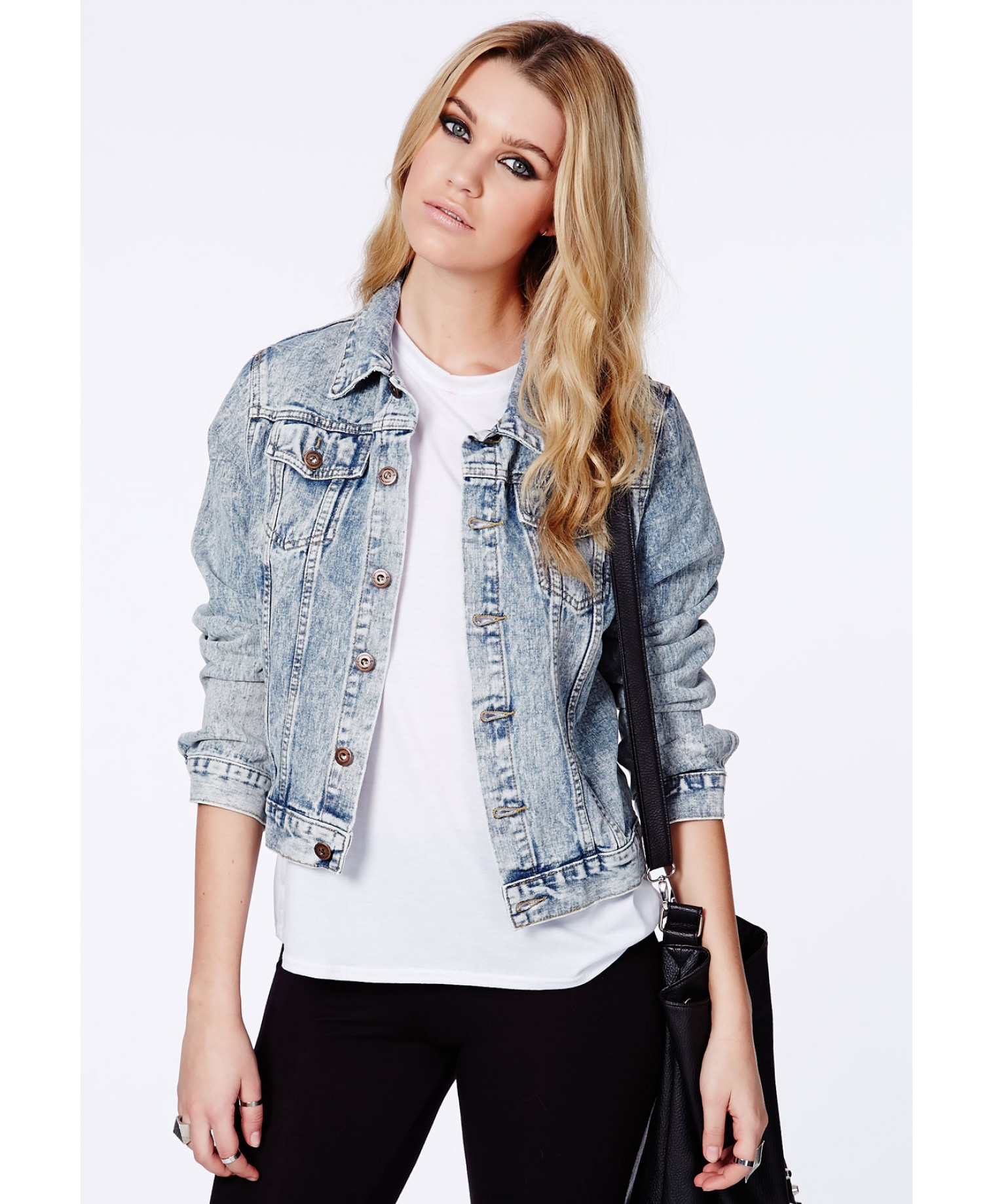 acid wash jean jacket womens
