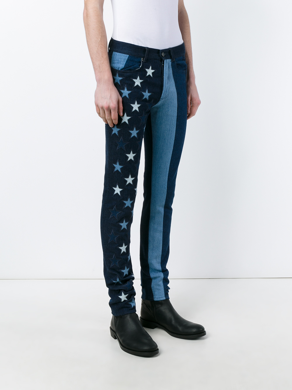 Givenchy Stars And Stripes Jeans in Blue for Men Lyst