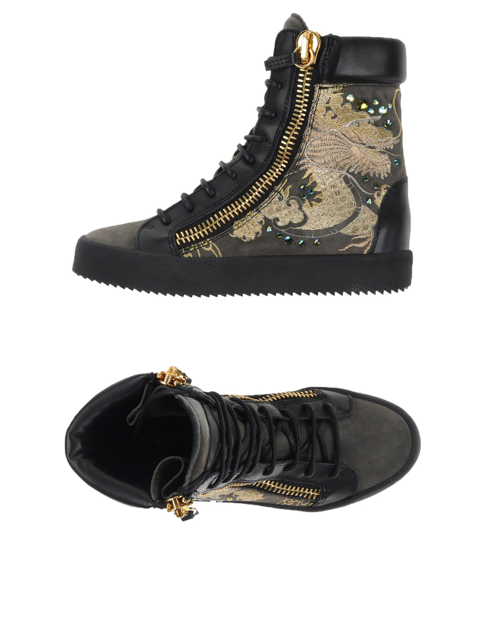 black high top giuseppes