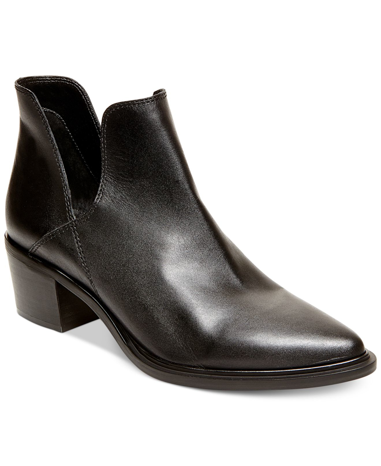 steven by steve madden pearle buckle booties