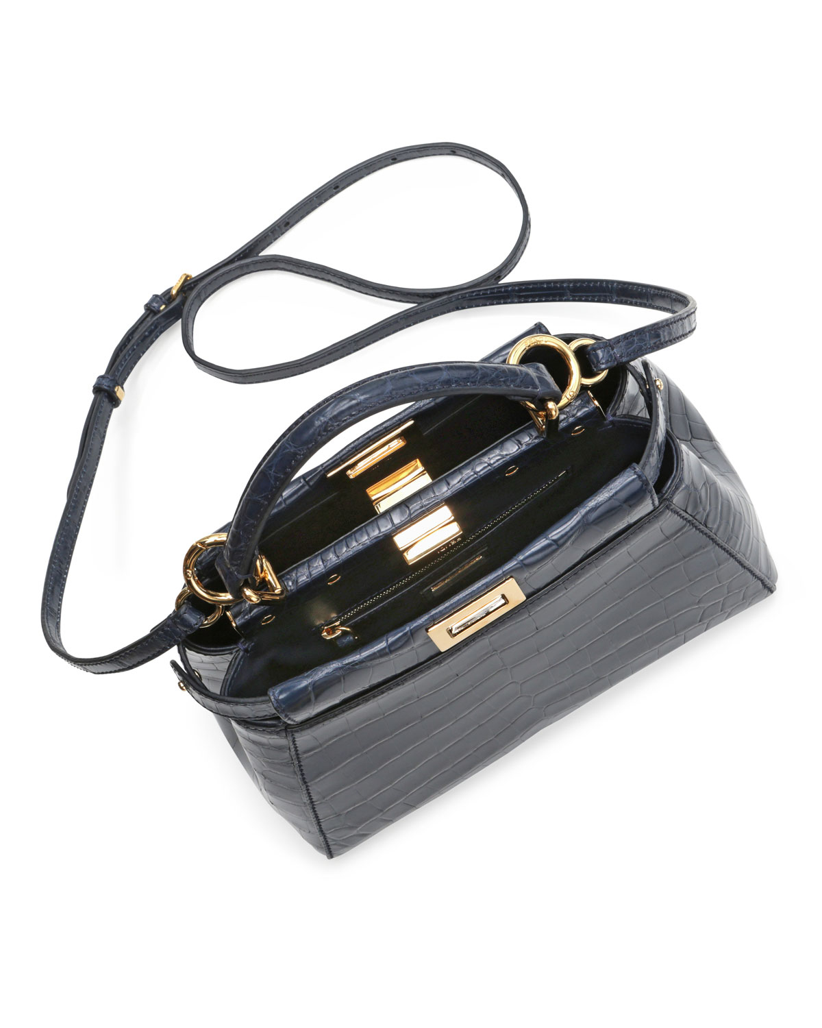Fendi Peekaboo Crocodile Mini Fendi Peekaboo Crocodile Mini