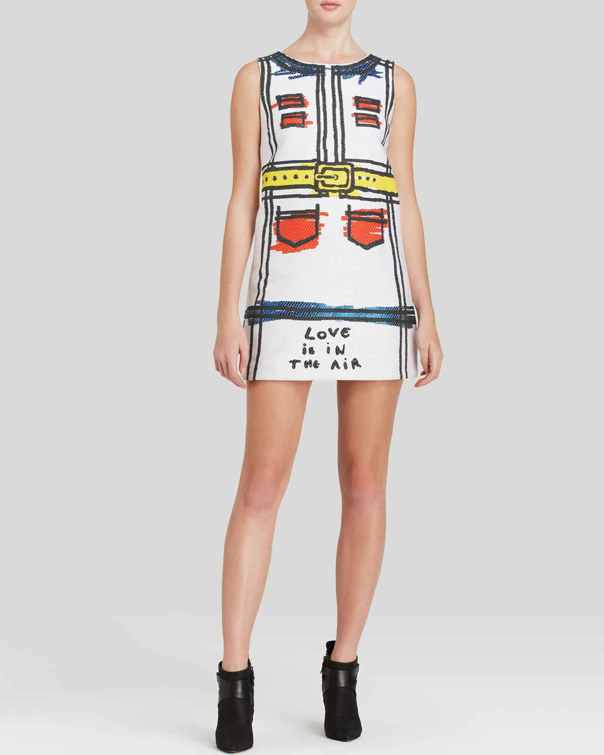 Alice + Olivia Dress - Love Is In The Air Shift in White | Lyst