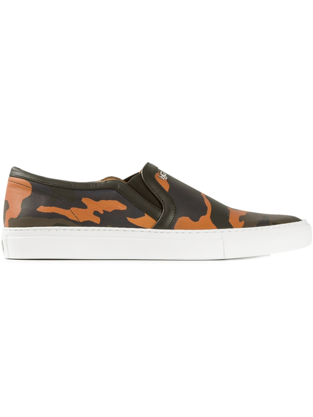 Givenchy Camouflage Slip On Sneakers in Green for Men - Lyst