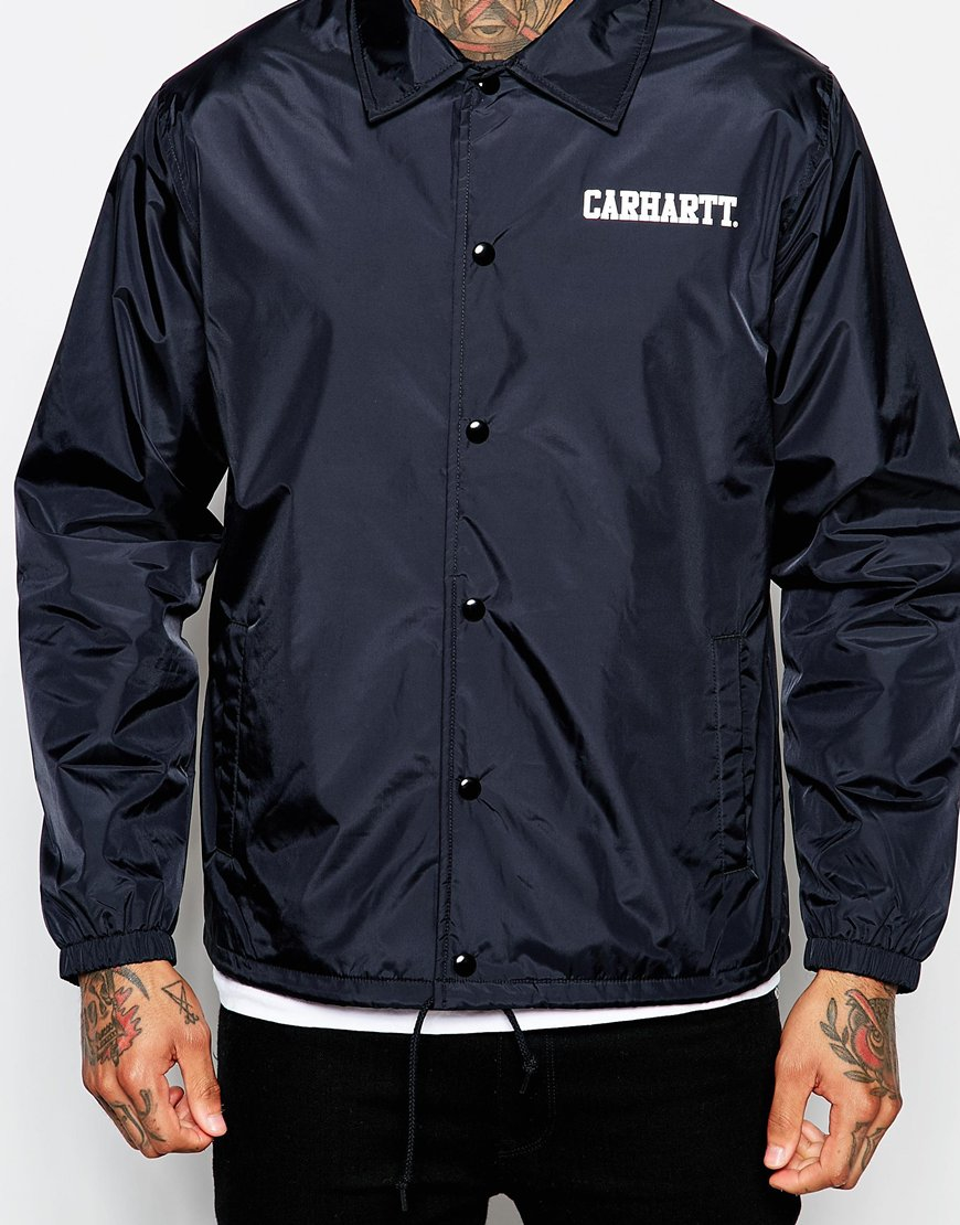 Carhartt WIP Coach Jacket in Black for Men | Lyst