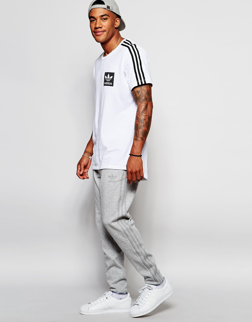 adidas box logo t shirt