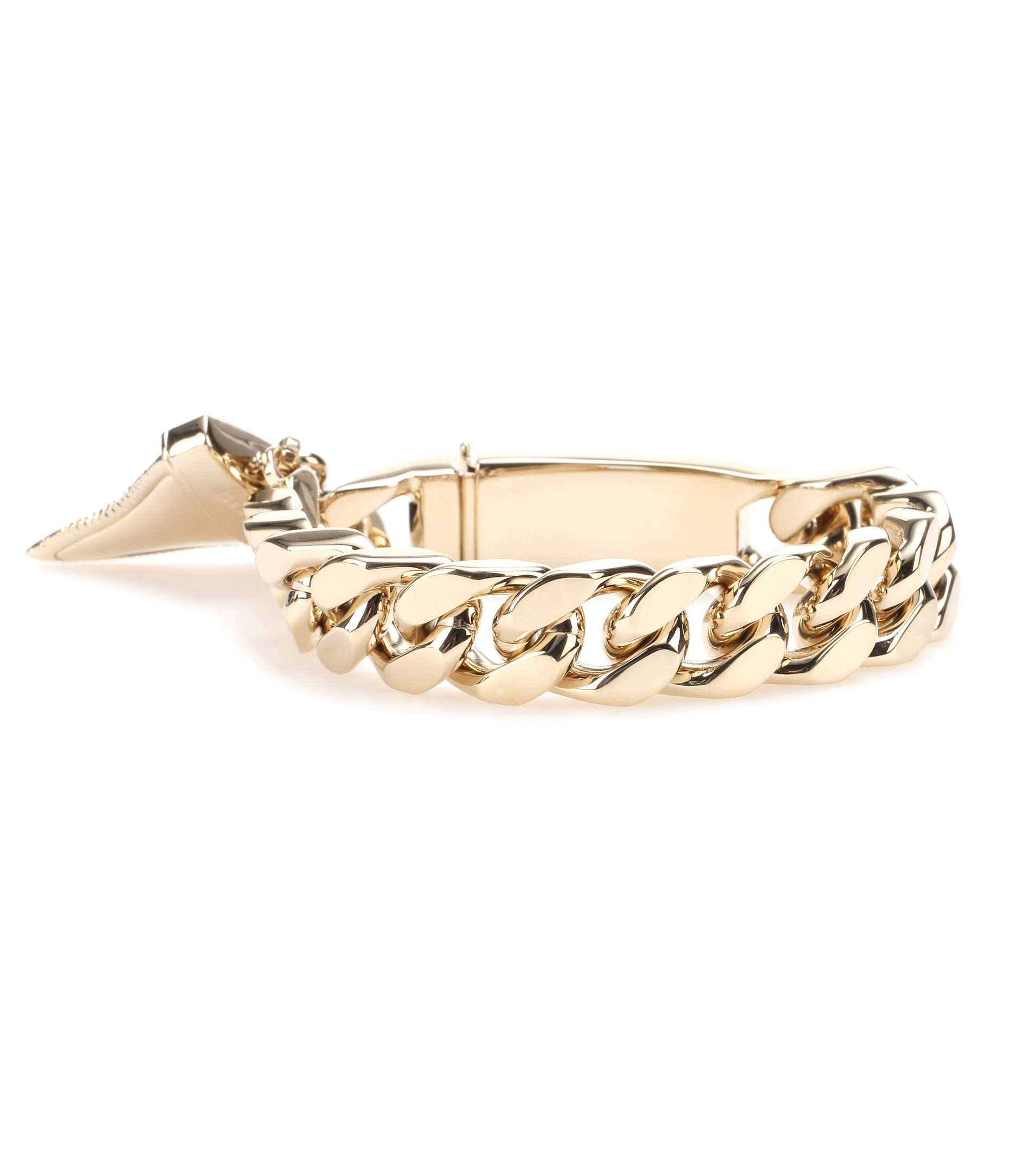 Lyst Givenchy Shark Tooth Chain Link Bracelet In Metallic Gallery