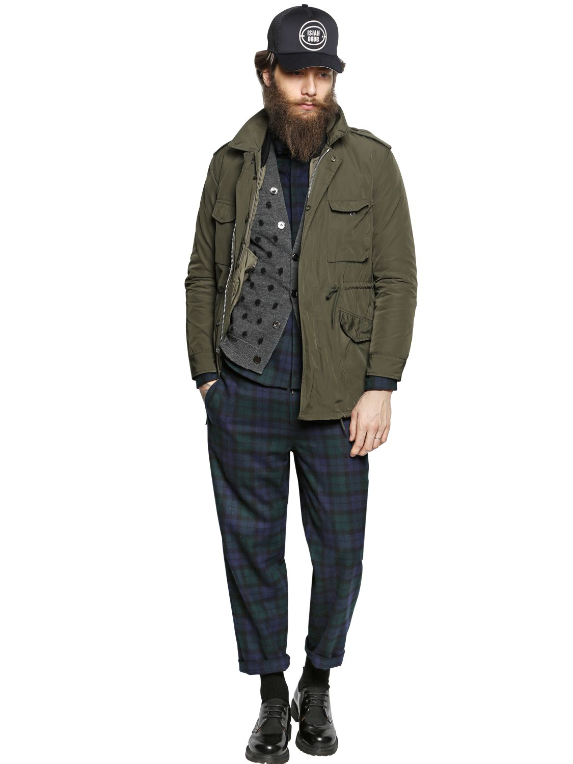 Golden Goose Synthetic Parka & Down Jacket in Military Green (Green) for Men - Lyst